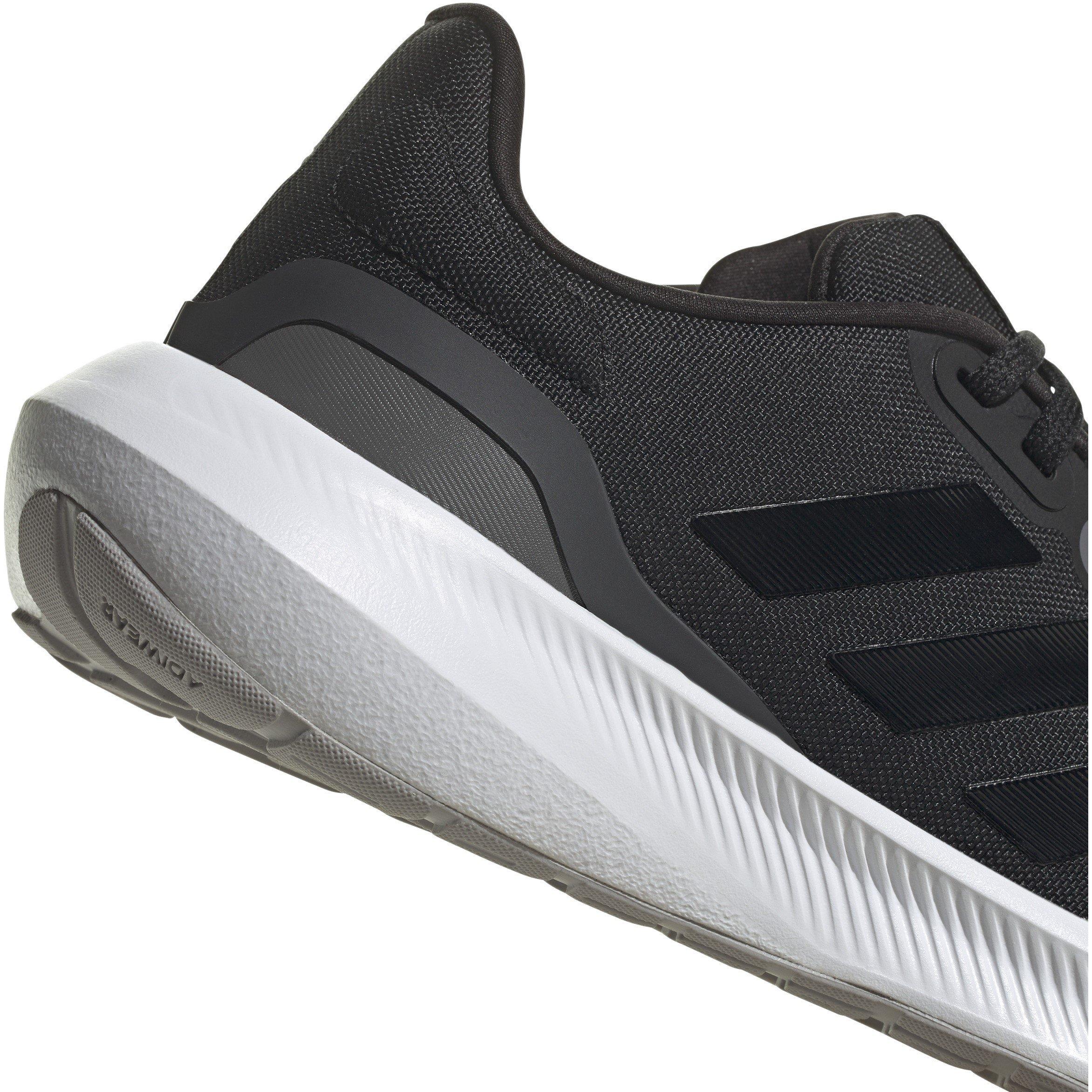 Black/Carbon - adidas - Run Falcon Womens Trail Running Shoes - 7