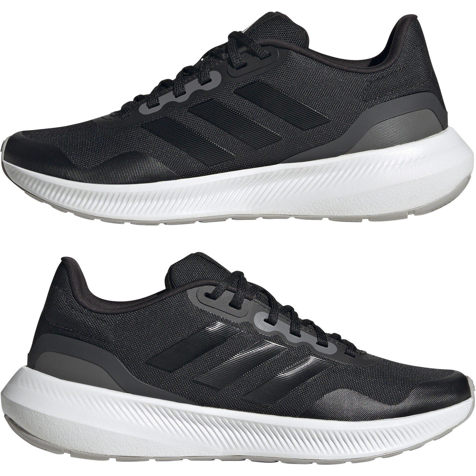 Black/Carbon - adidas - Run Falcon Womens Trail Running Shoes - 9