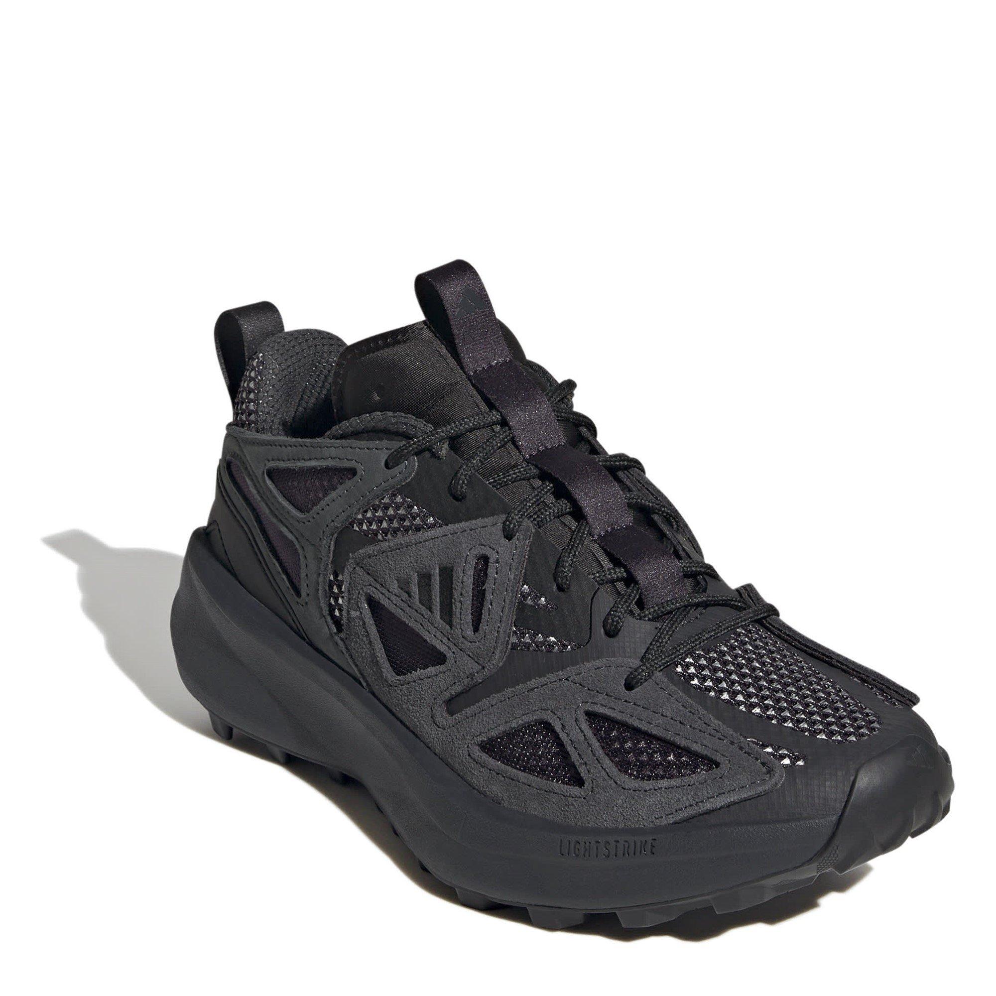 Black/Carbon - adidas - Kantai Trail Shoes Womens - 3