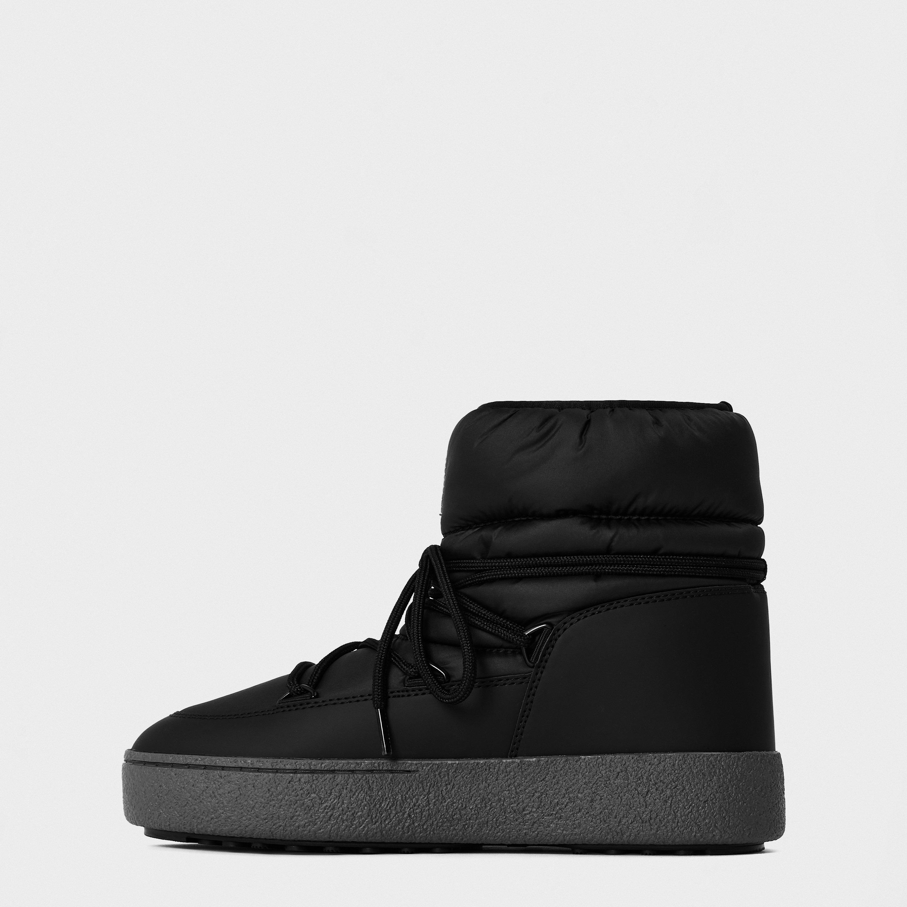 Black - Moon Boot - Women's Track Low Snow Boots - 2