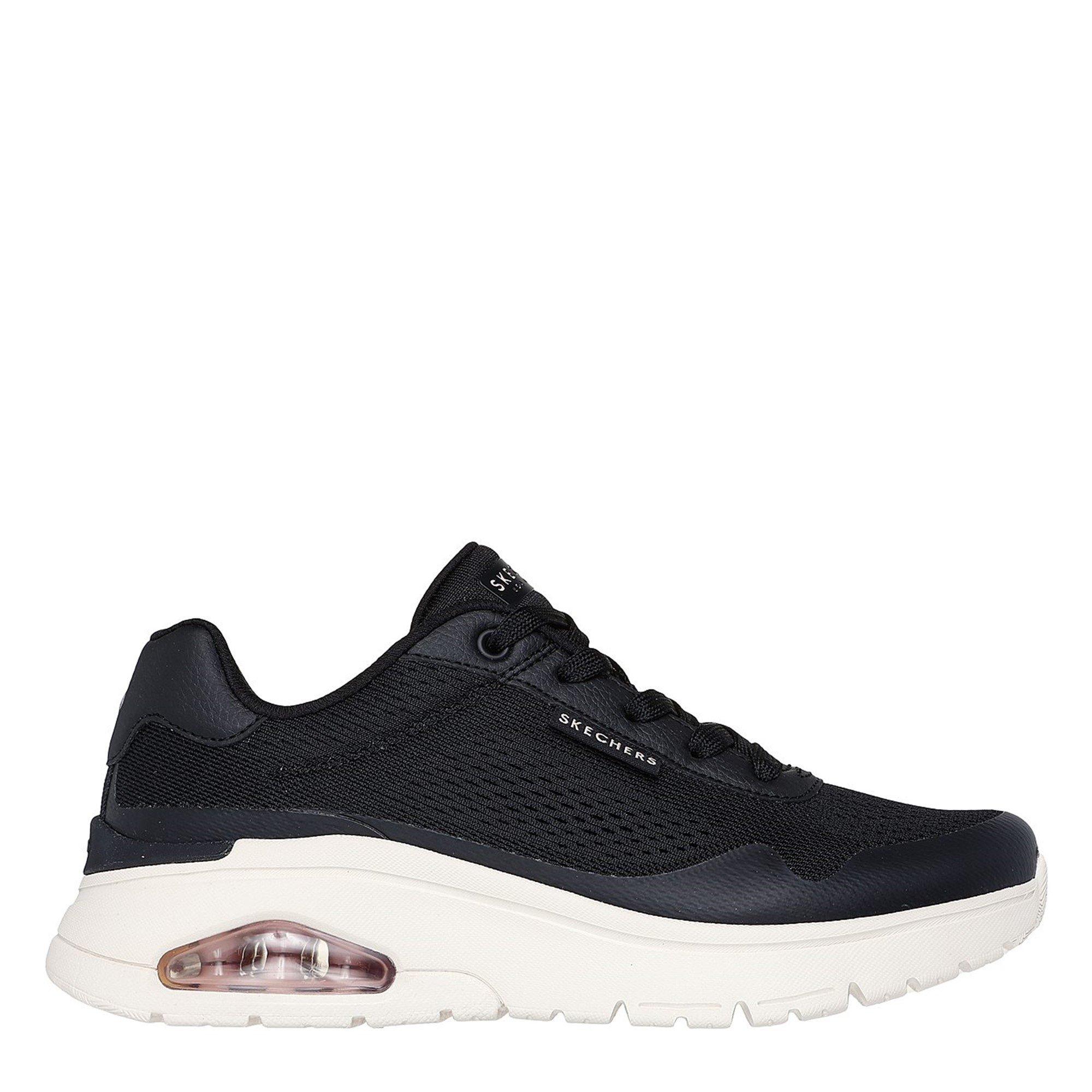 Preto/Branco - Skechers - Hot Melt and Mesh Fashion Runners - 3