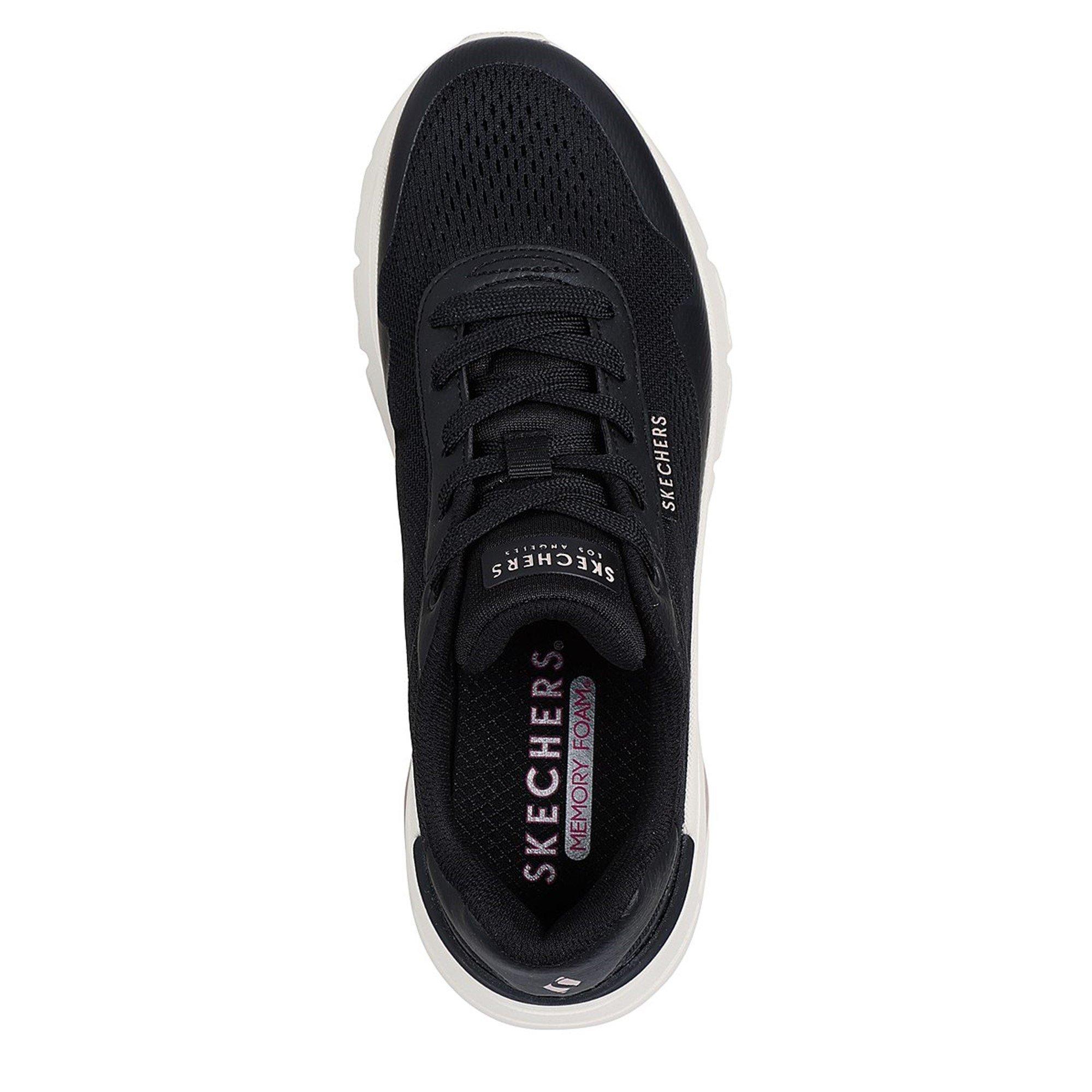 Preto/Branco - Skechers - Hot Melt and Mesh Fashion Runners - 5