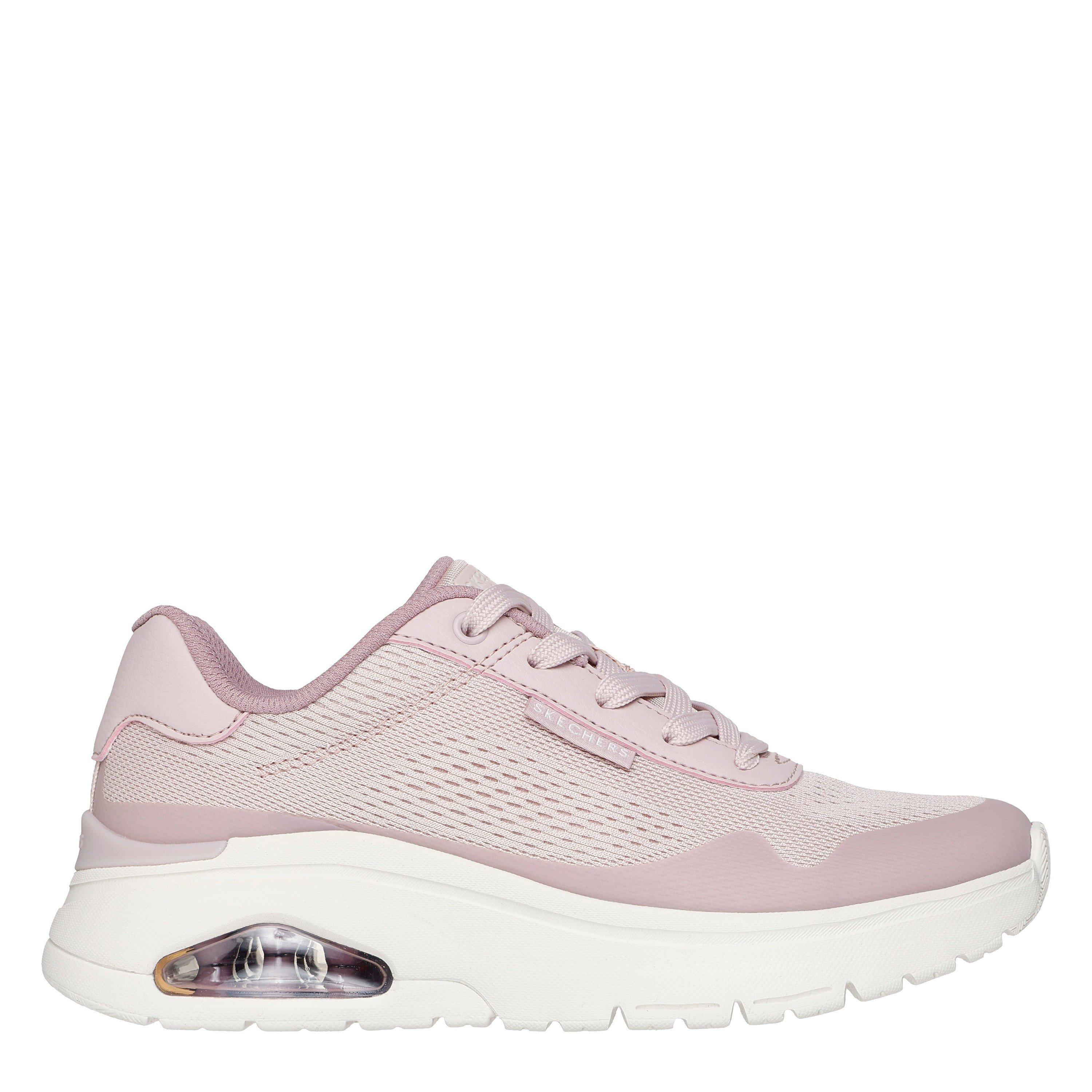 Skechers Women's Hot Melt And Mesh Fashion Runners - Mauve - 5 (38)