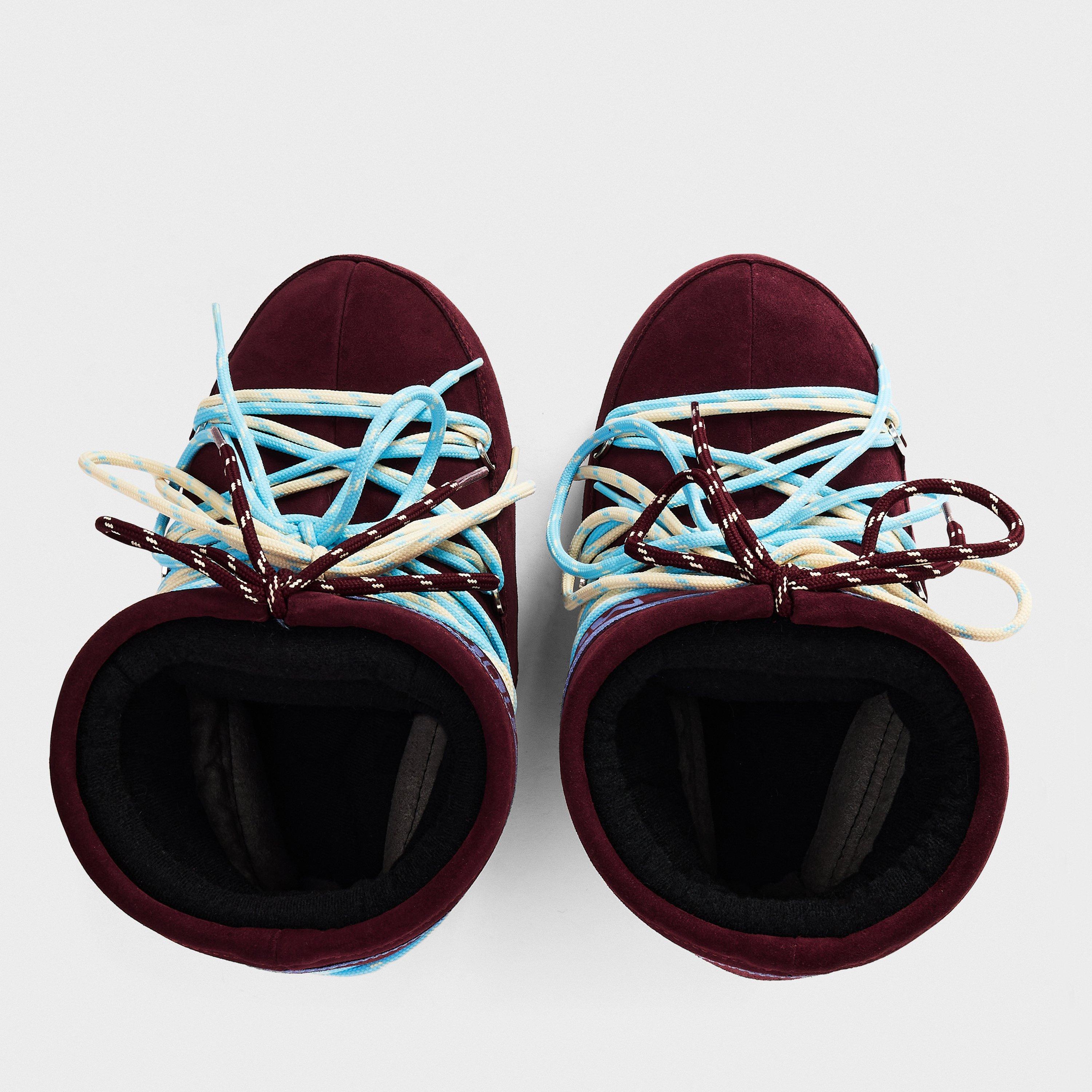 Burgandy - Moon Boot - Women's Icon Low Laces Snow Boots - 4