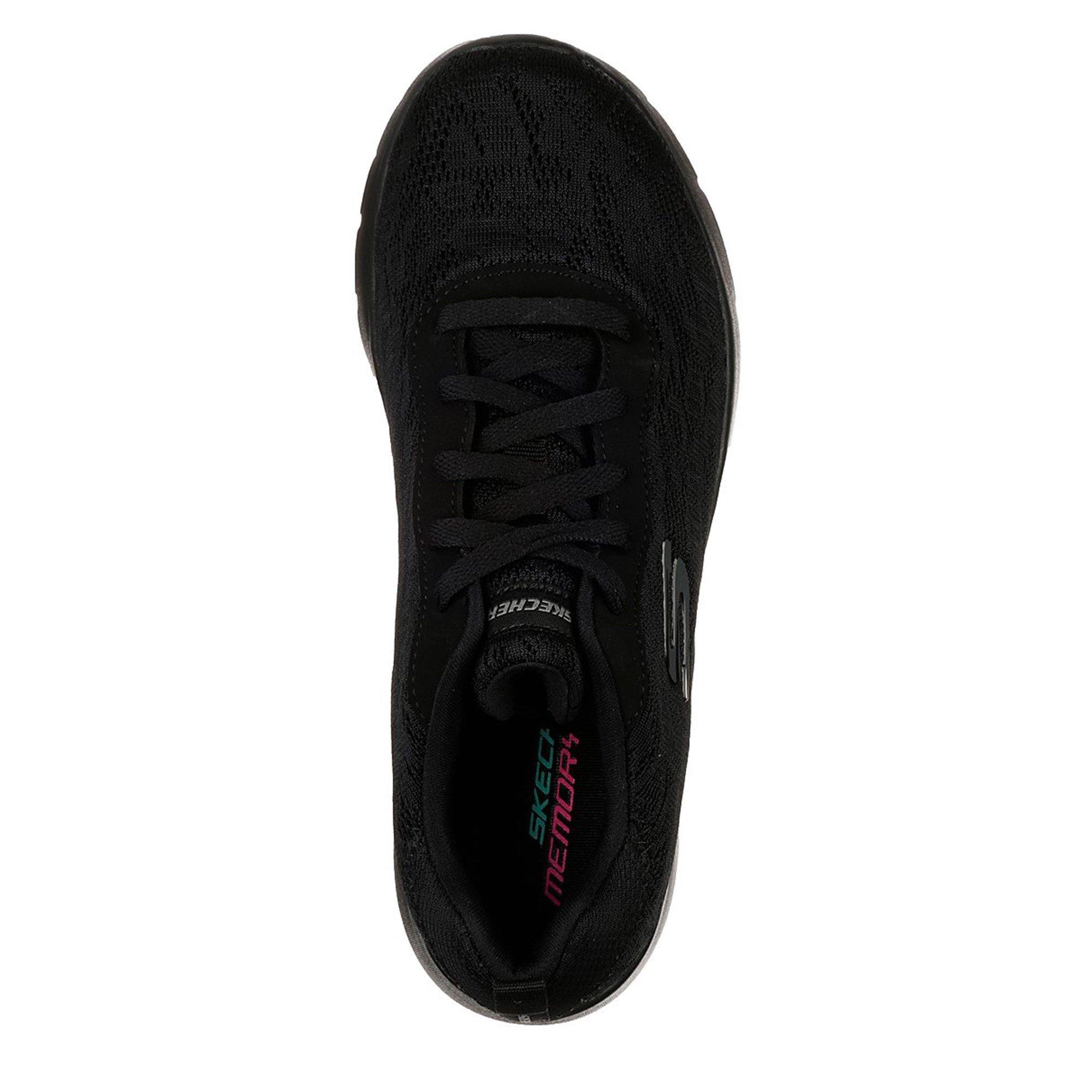 Zwart - Skechers - Dynamight 2.0 Homespun Ladies Trainers - 3