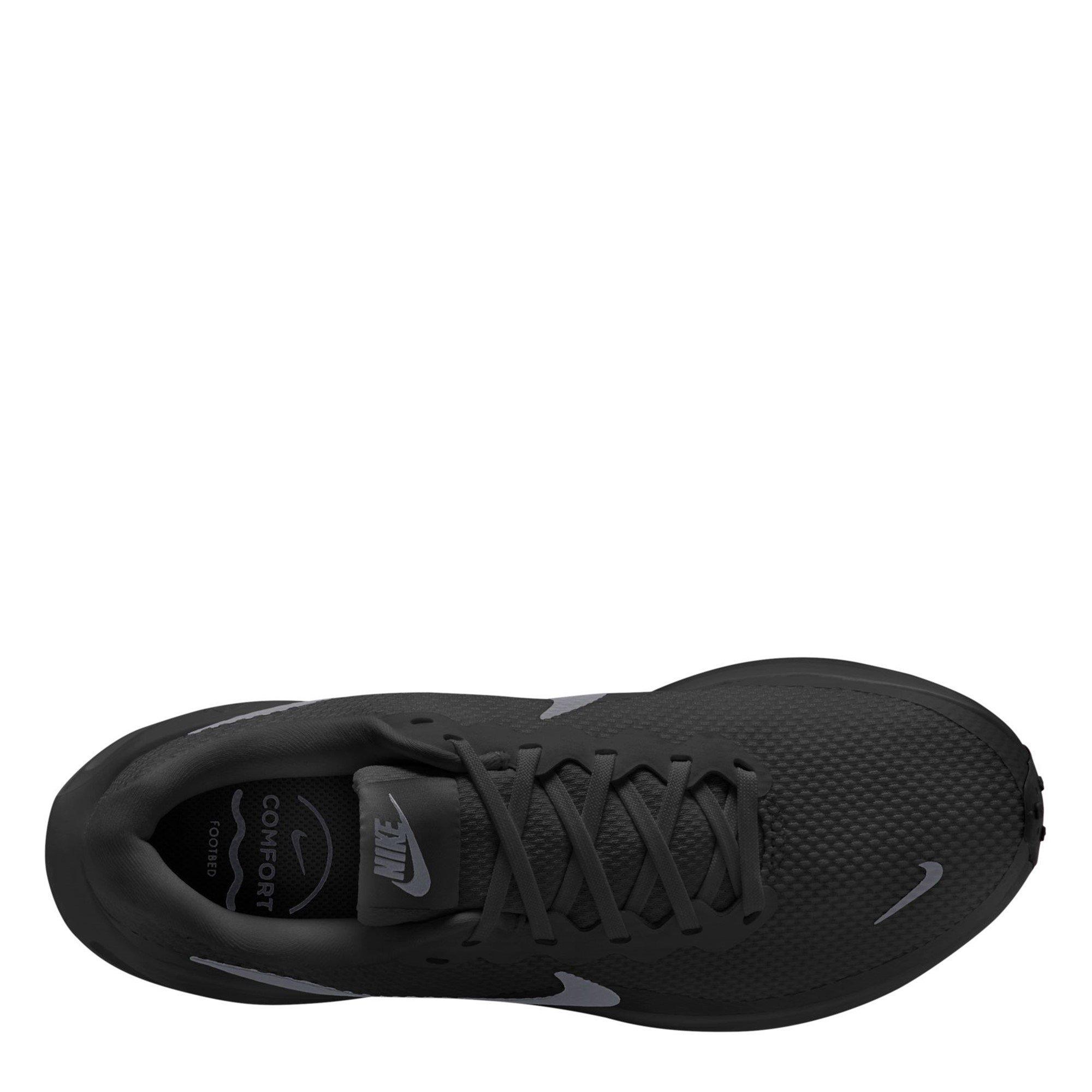 Triple Black - Nike - Revolution 8 Road Running Shoes Womens - 9