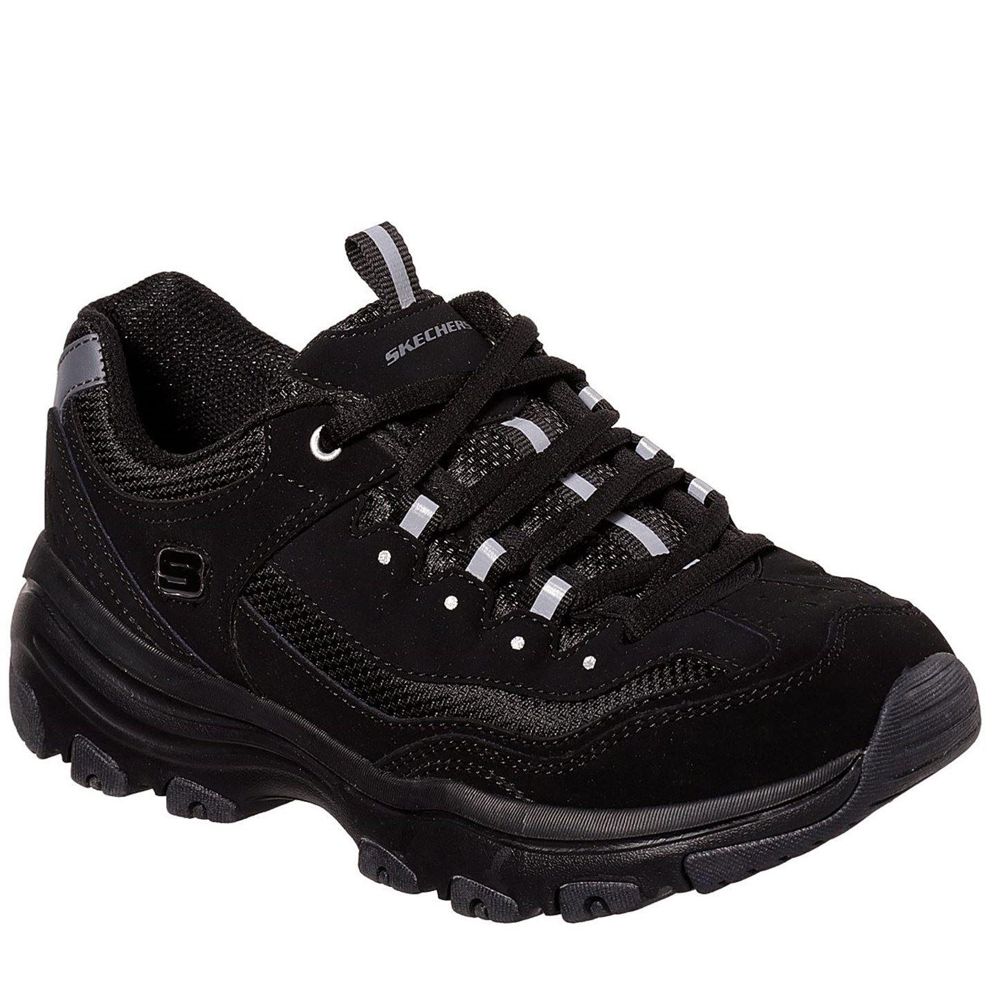 Noir - Skechers - Icon Dlite Ladies Trainers - 3