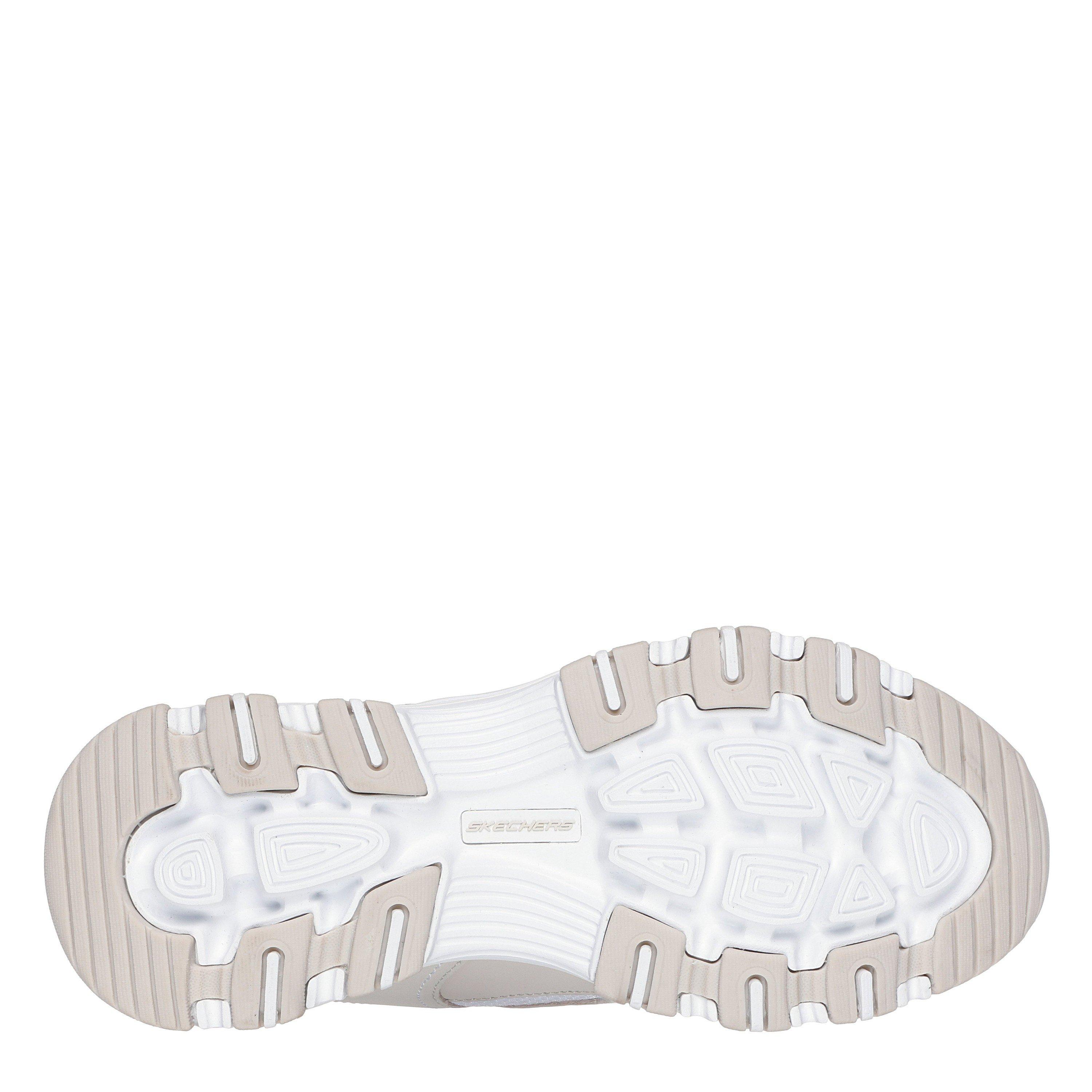 Taupe/Weiß - Skechers - Icon Dlite Ladies Trainers - 6