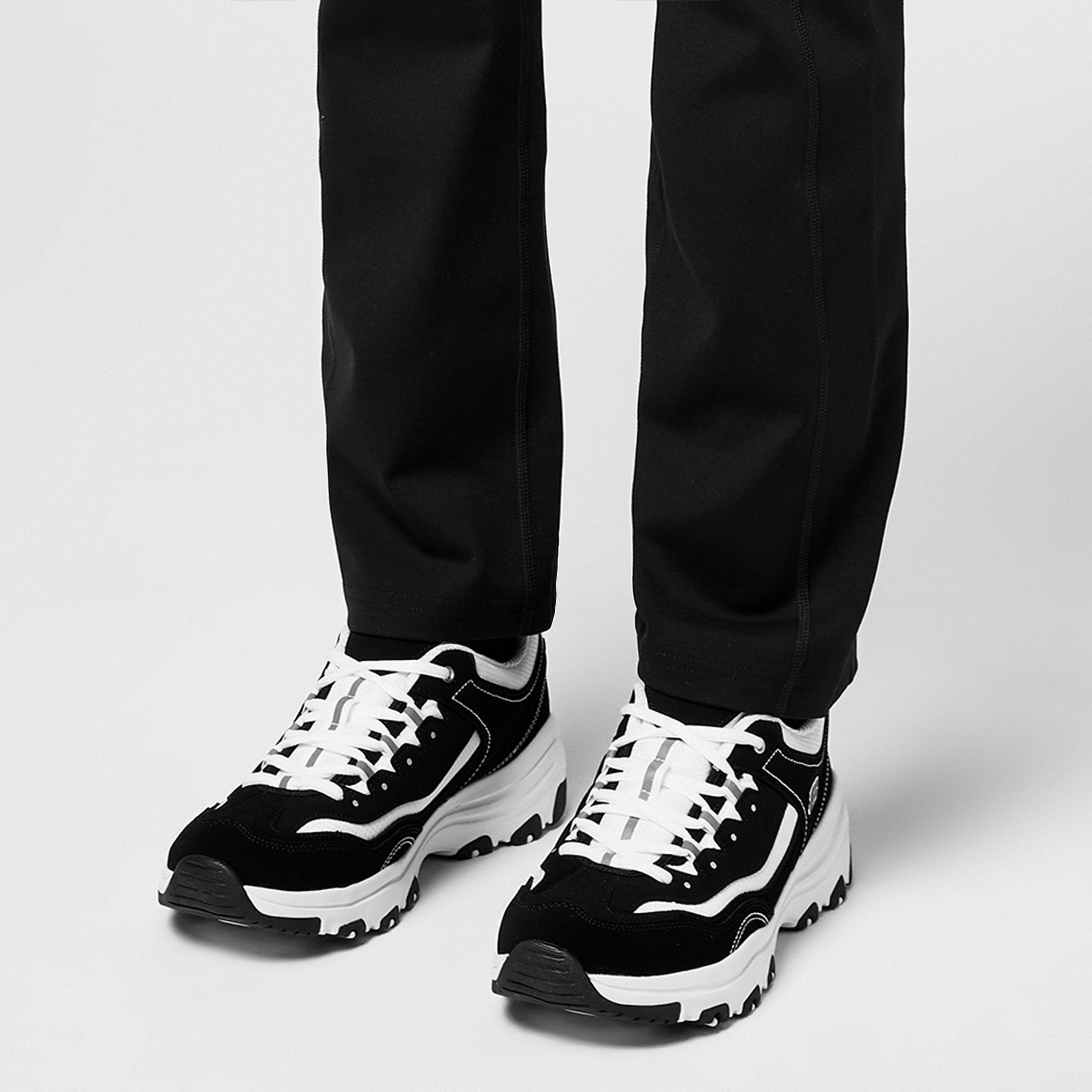 Black/White - Skechers - Icon Dlite Ladies Trainers - 2