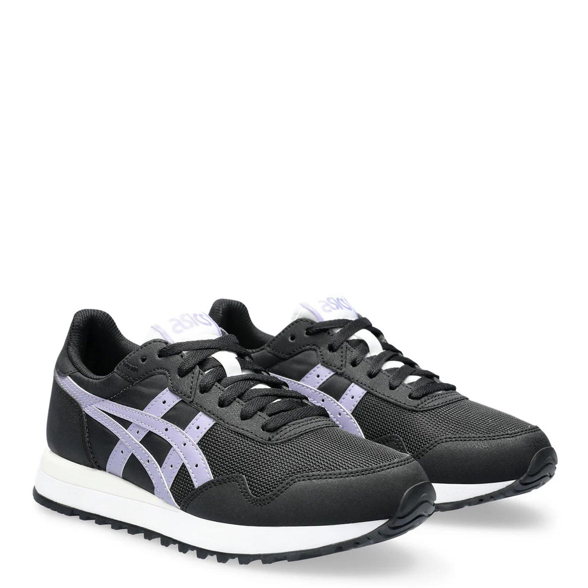 Black/Ash Rock - Asics - Tiger Runner II Womens Sportstyle Shoes - 5