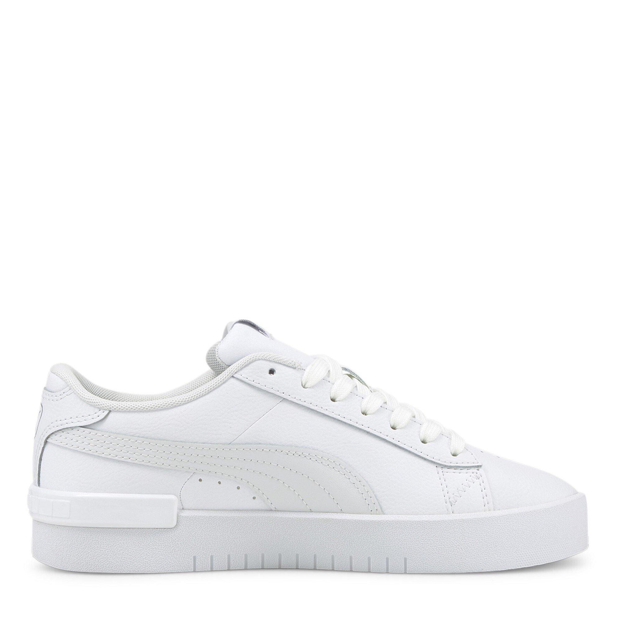 P.White/Silver - Puma - Jada Low Trainers Womens - 4