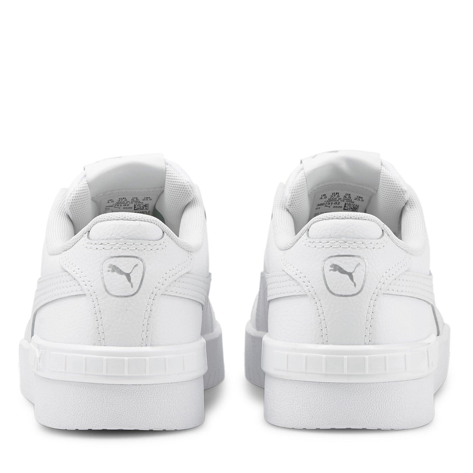 P.White/Silver - Puma - Jada Low Trainers Womens - 5