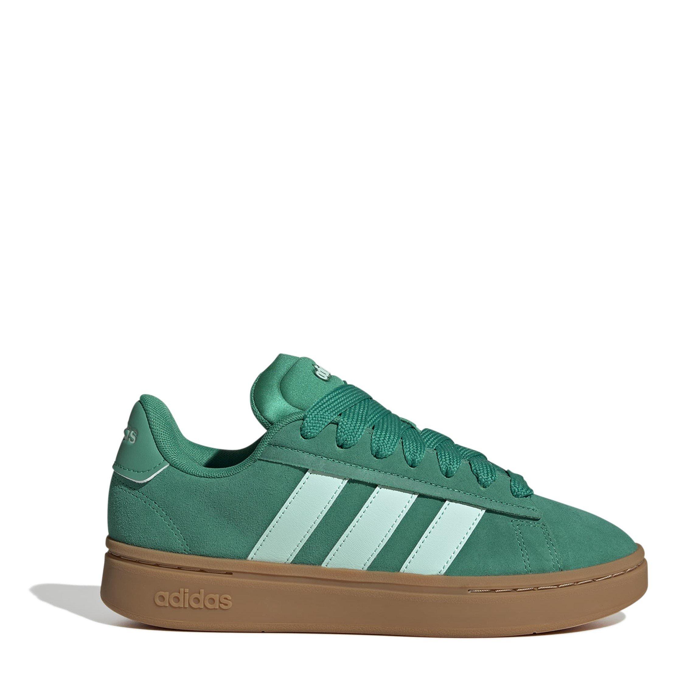 Adidas Women's Grand Court Alpha 00S Low-Top Trainers - Green/Mint/Gum - 5.5 (38.7)