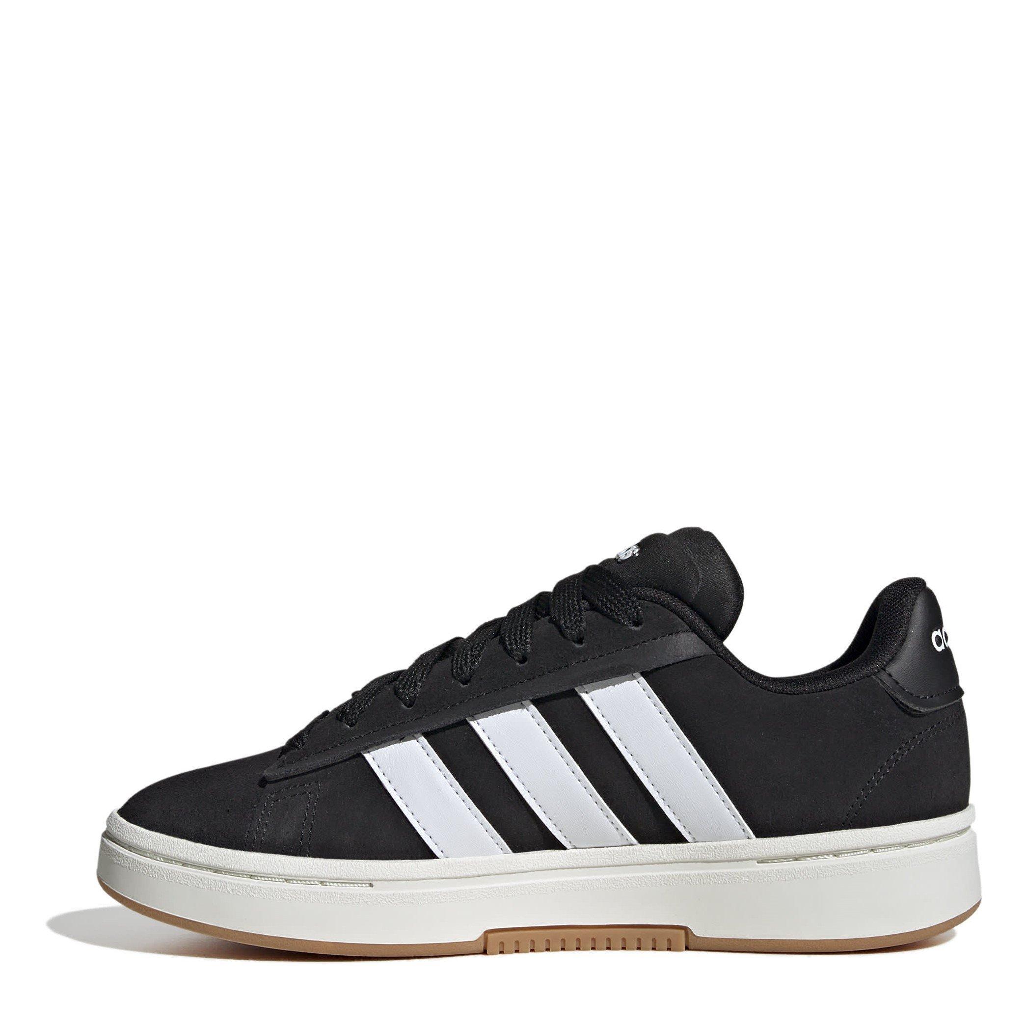 Blk/Wht/Gum - adidas - Grand Court Alpha 00s Low-Top Trainers Womens - 2