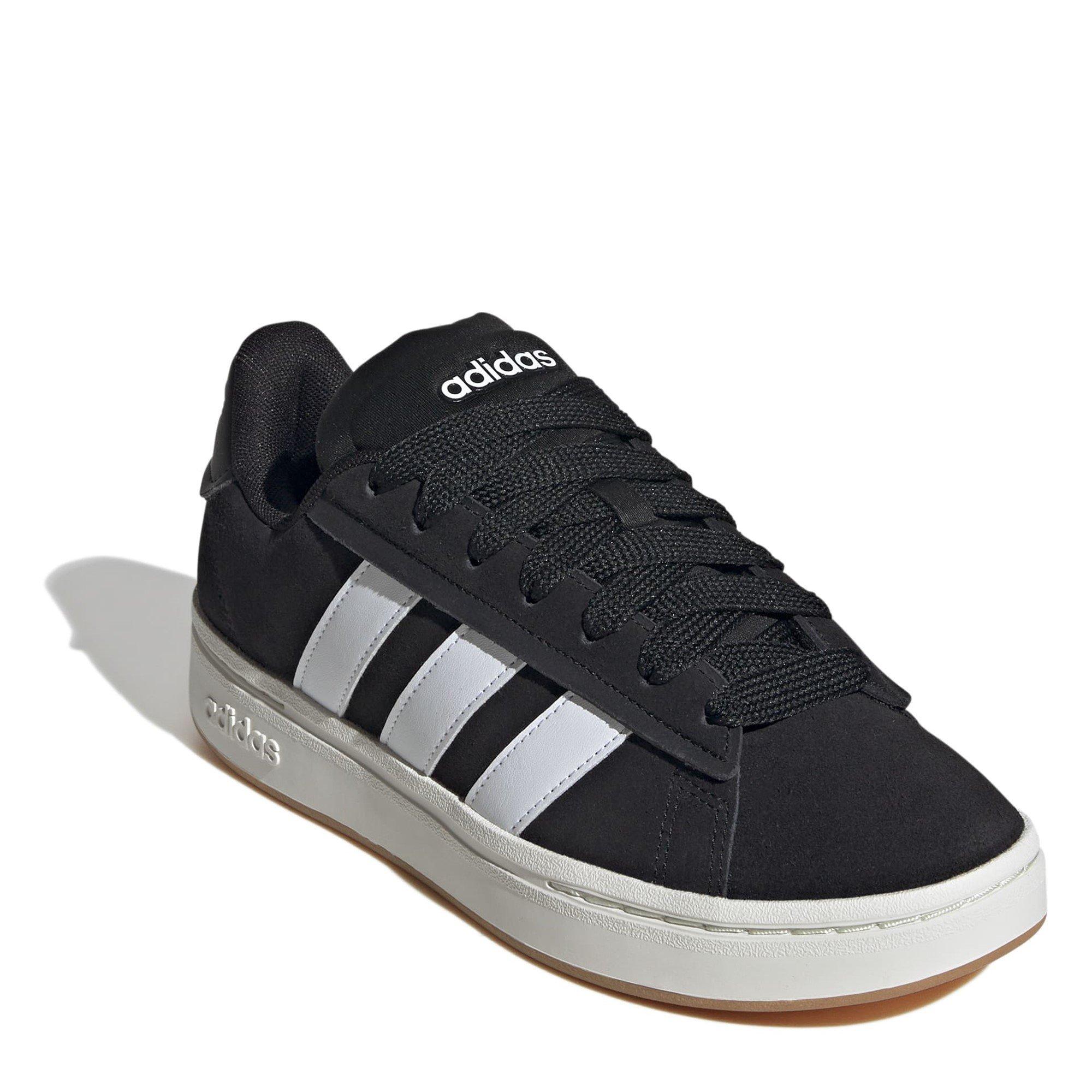 Blk/Wht/Gum - adidas - Grand Court Alpha 00s Low-Top Trainers Womens - 3