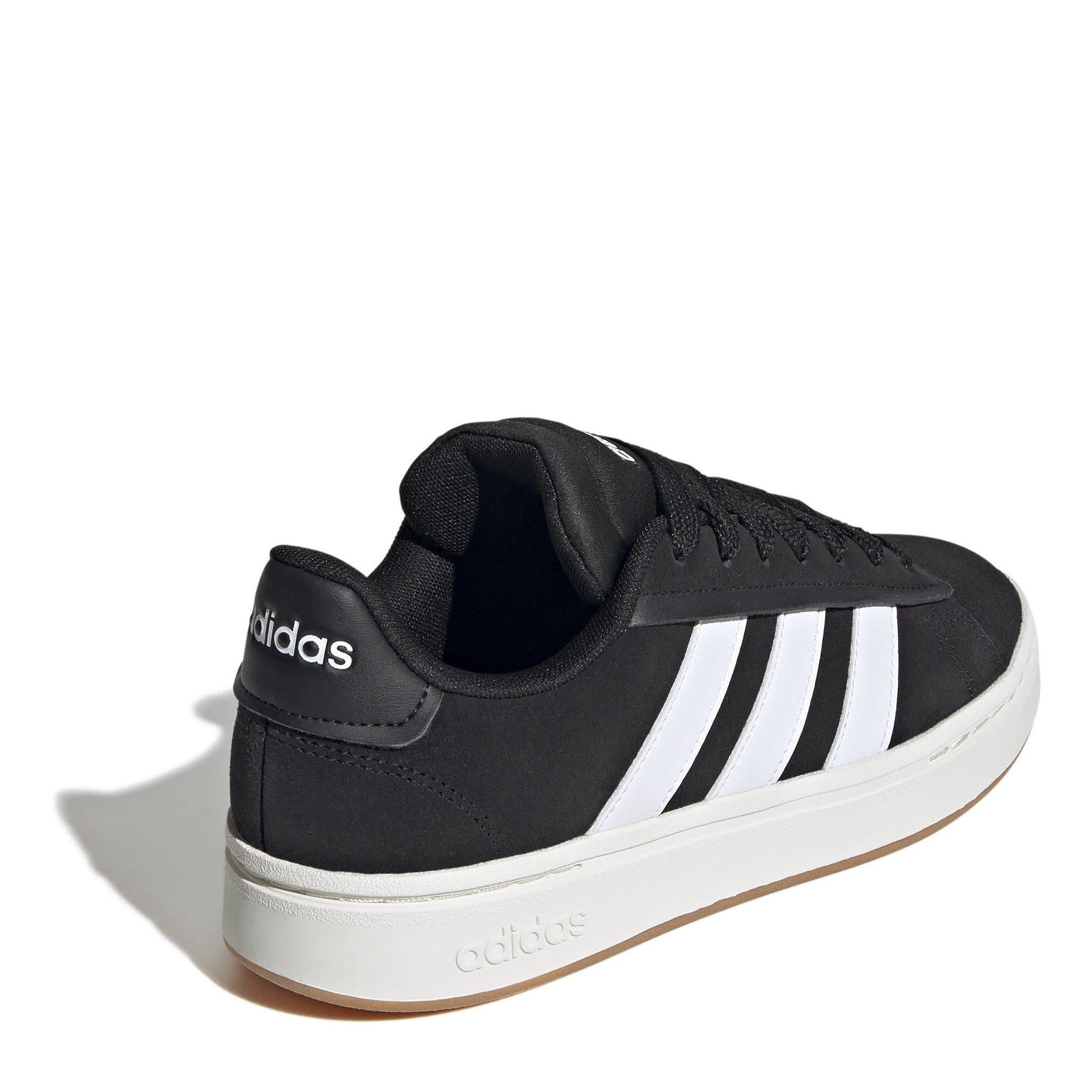 Blk/Wht/Gum - adidas - Grand Court Alpha 00s Low-Top Trainers Womens - 4