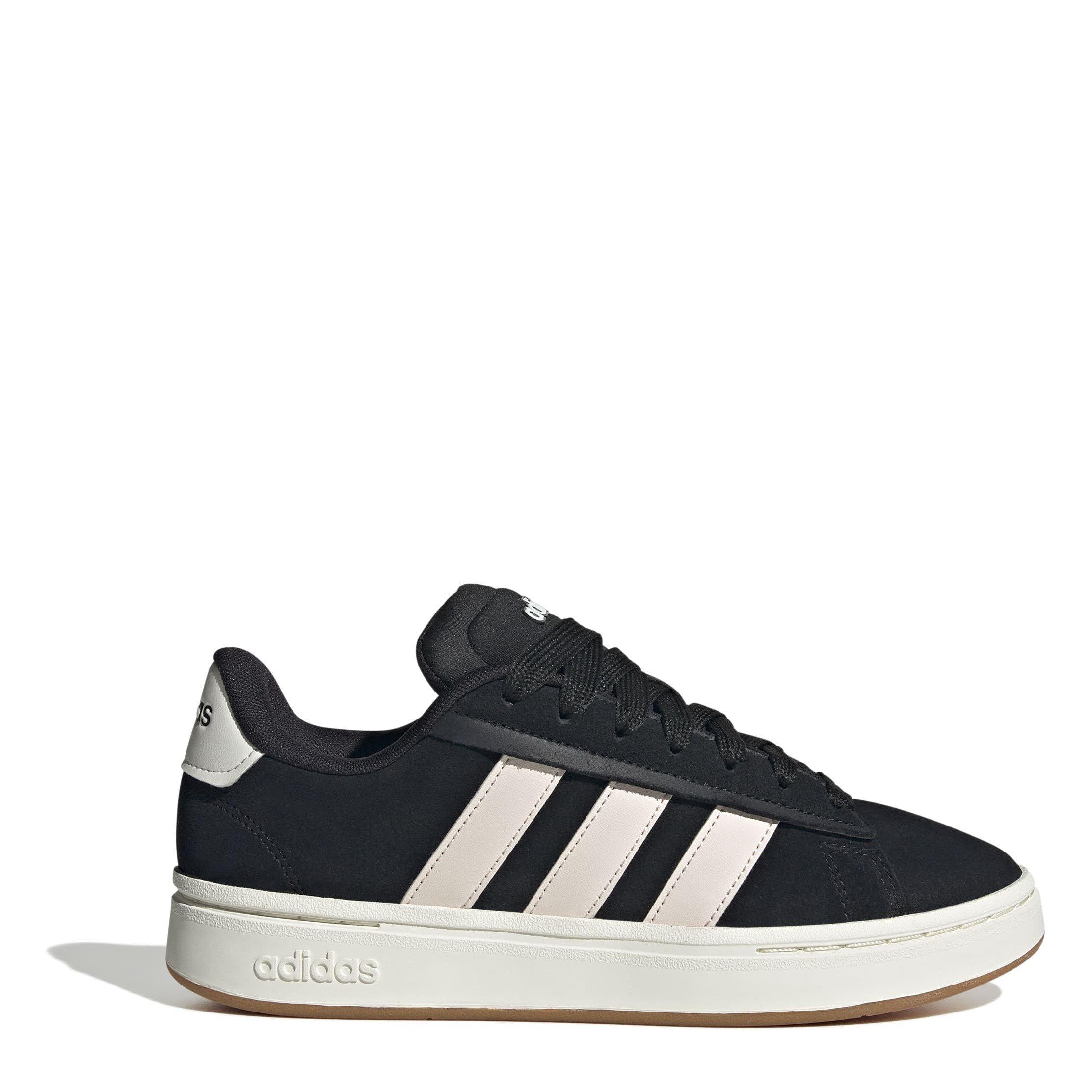 Adidas Women's Grand Court Alpha 00S Low-Top Trainers - Black/Pink - 5.5 (38.7)