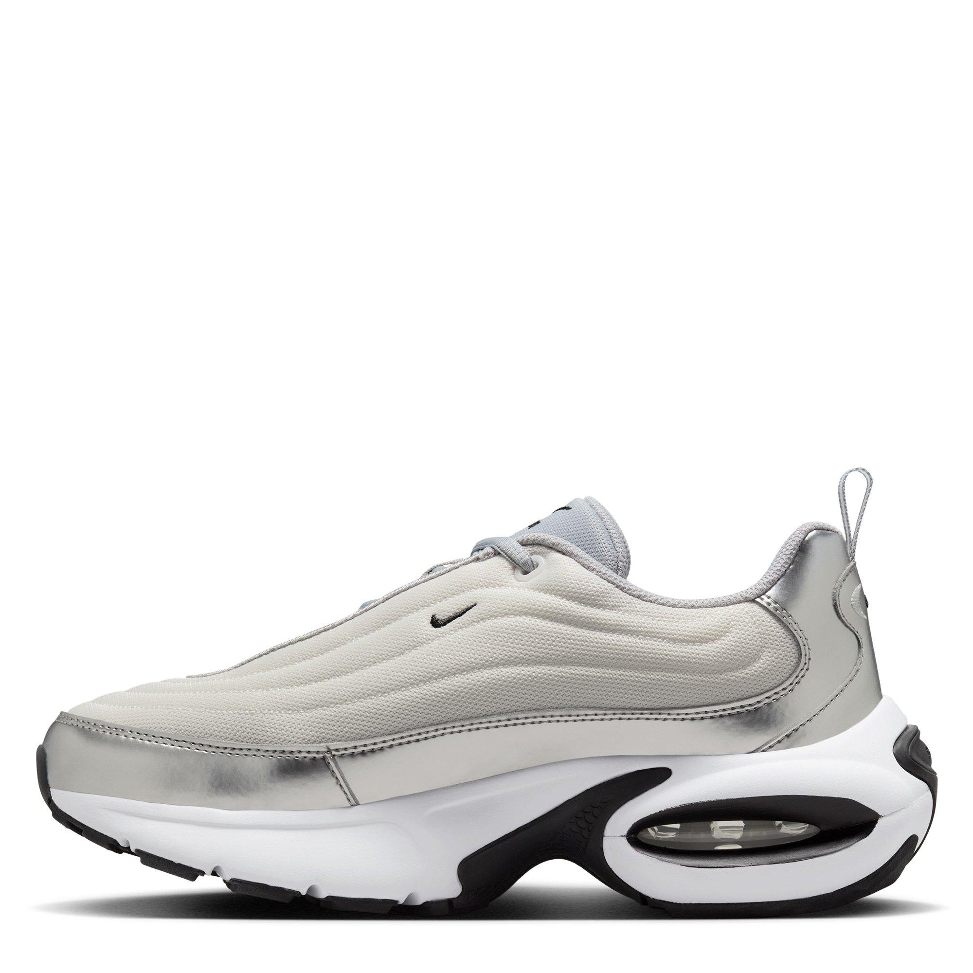 Silver/Black - Nike - Air Max Portal Womens Shoes - 2