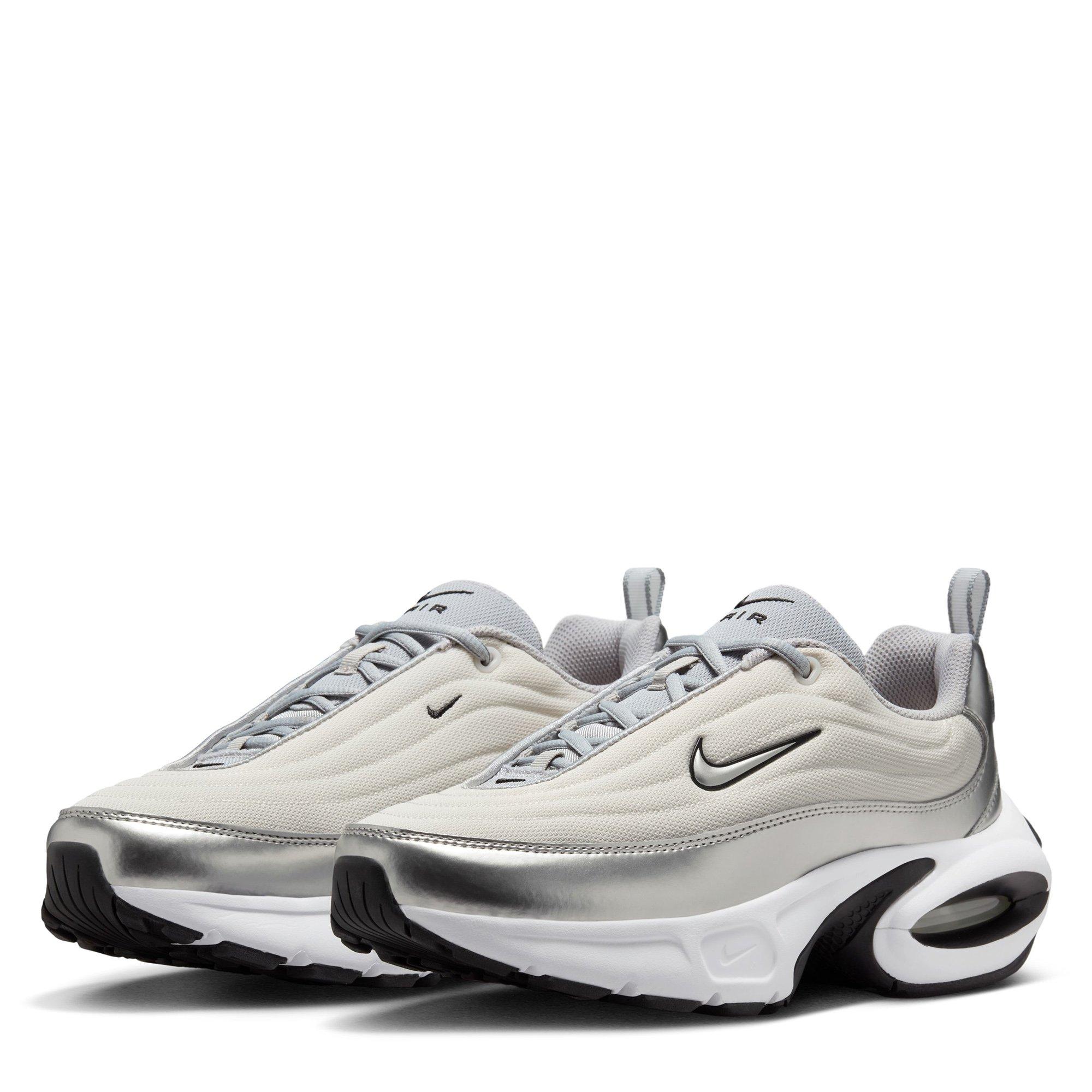Silver/Black - Nike - Air Max Portal Womens Shoes - 5