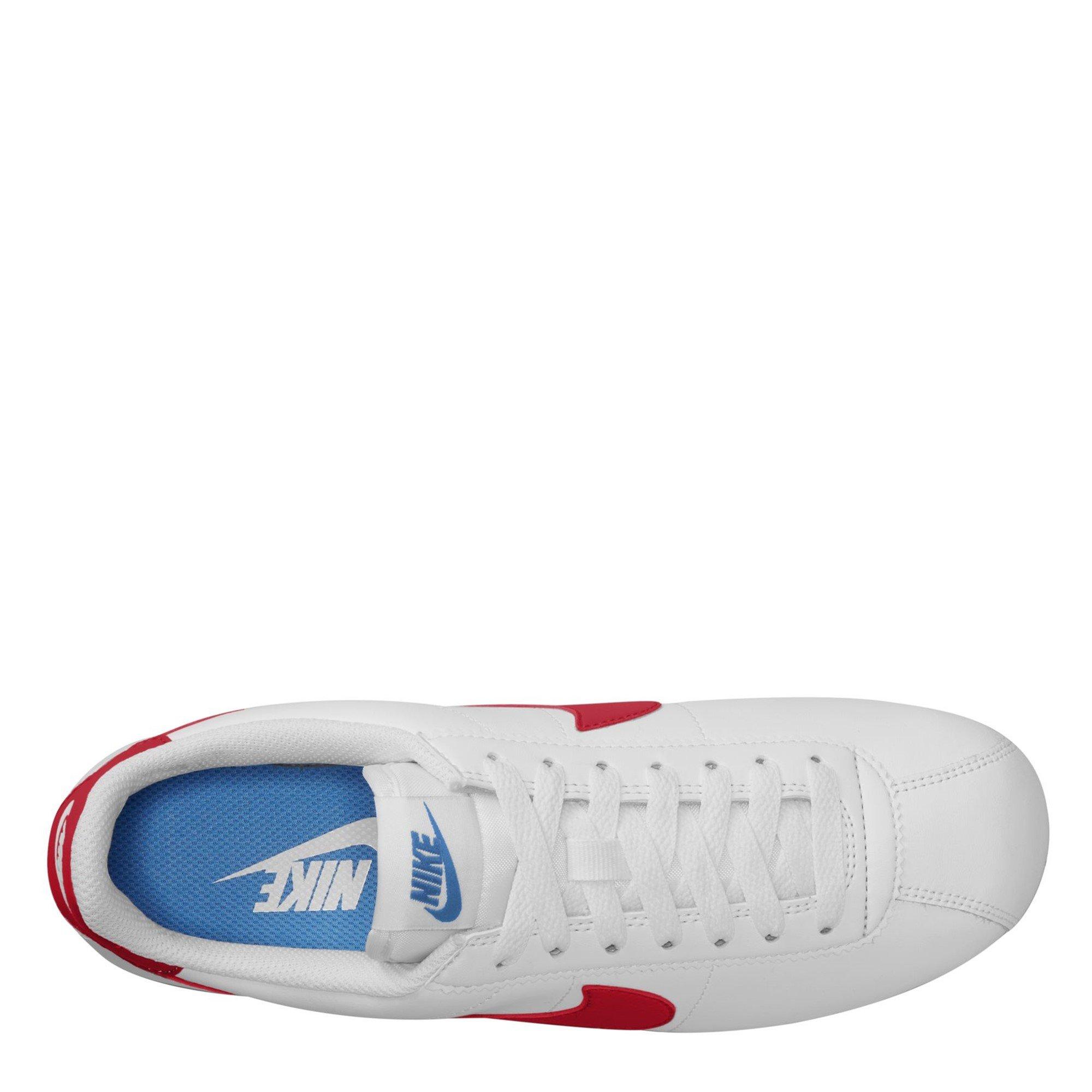 White/Red-Blue - Nike - Cortez Leather Ld61 - 9