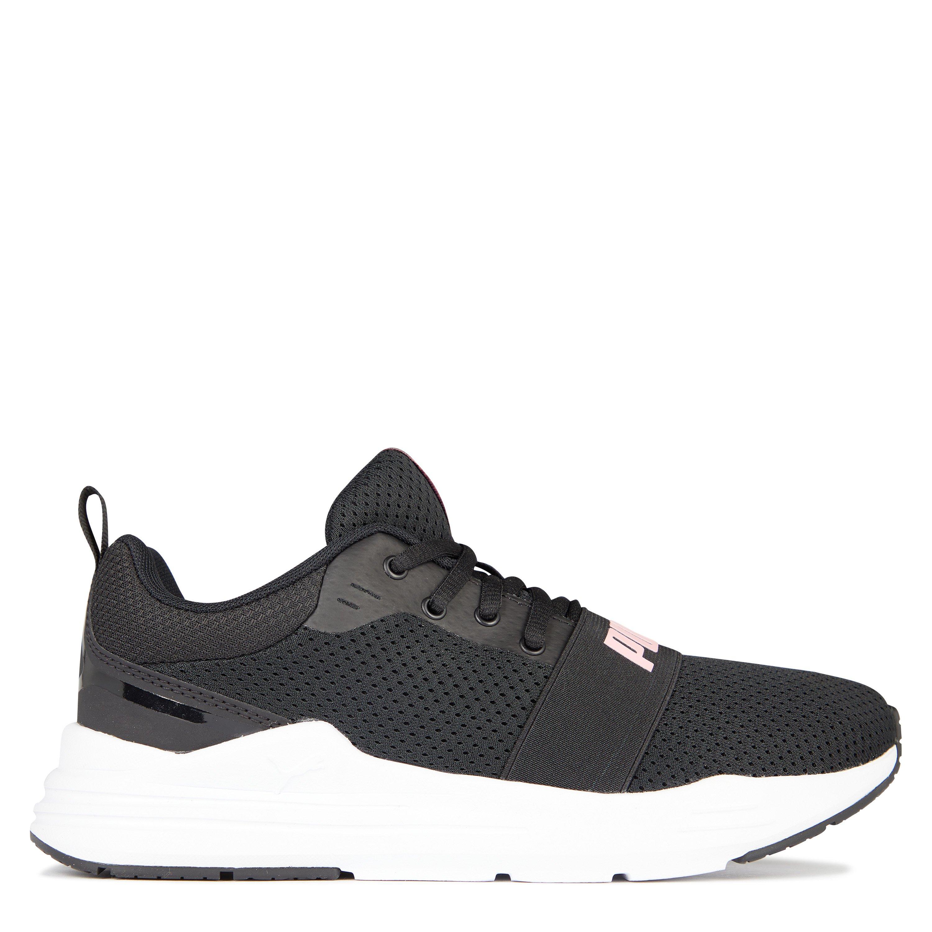 Black/Peony - Puma - Wired Run Womens Trainers - 1