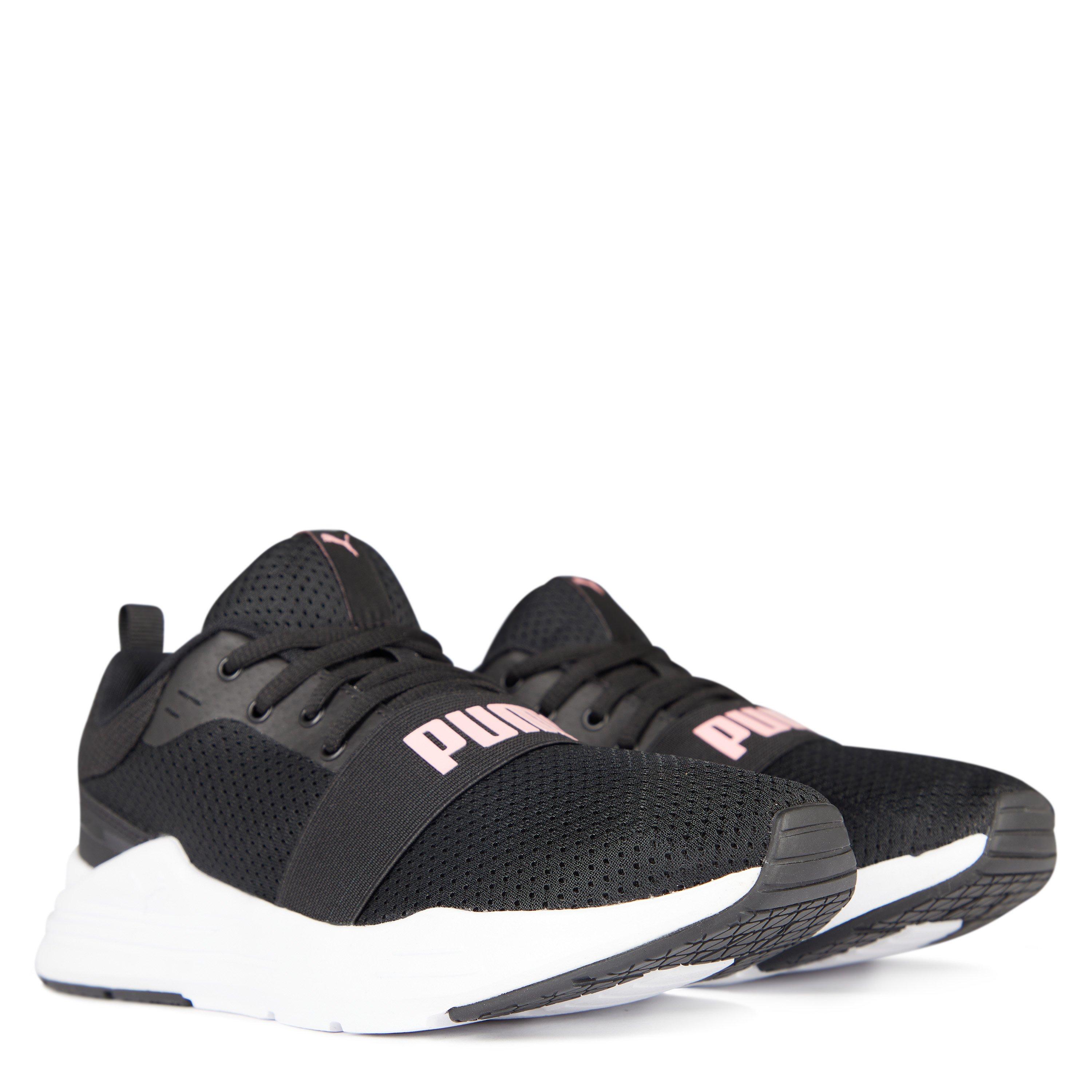 Black/Peony - Puma - Wired Run Womens Trainers - 3