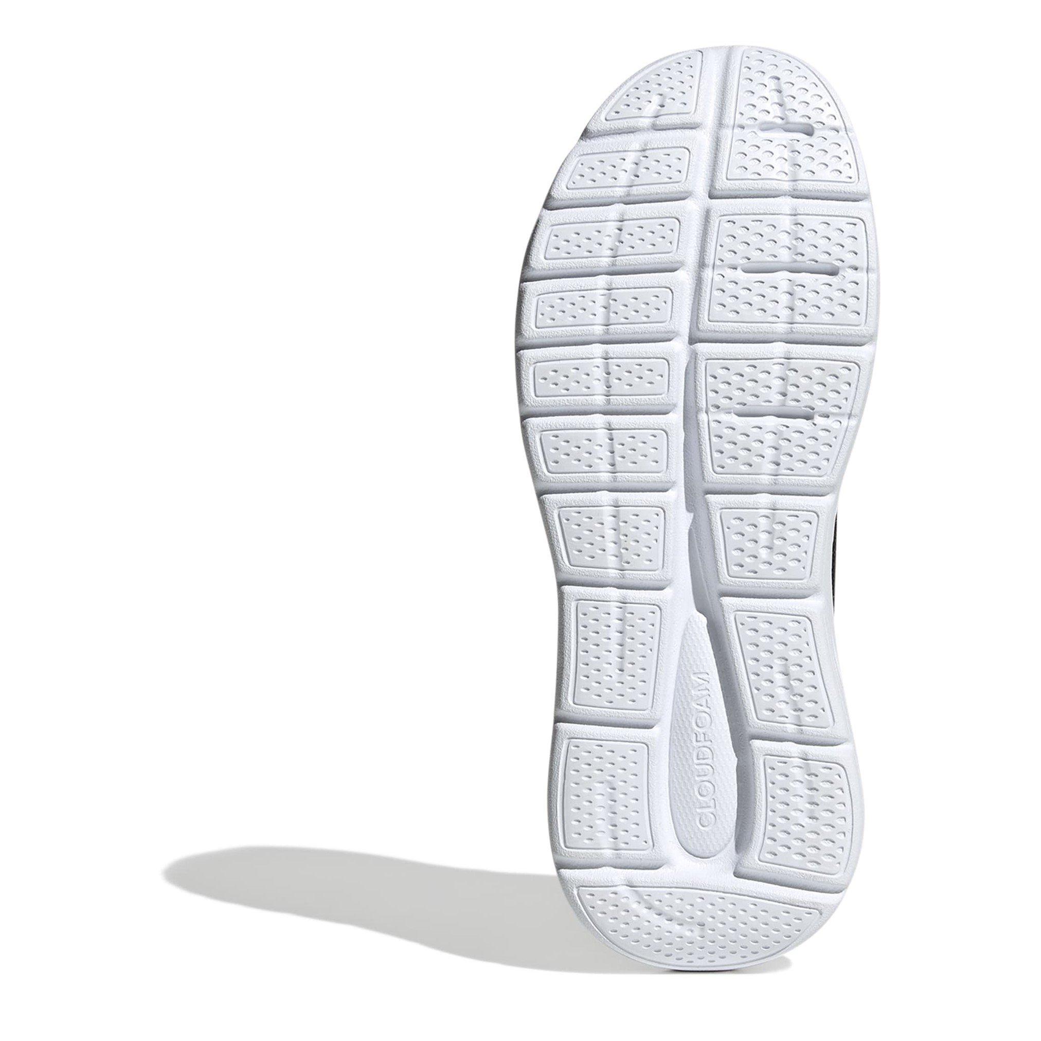 Black/Wht/Pink - adidas - Cloudfoam Comfy Womens Shoes - 6