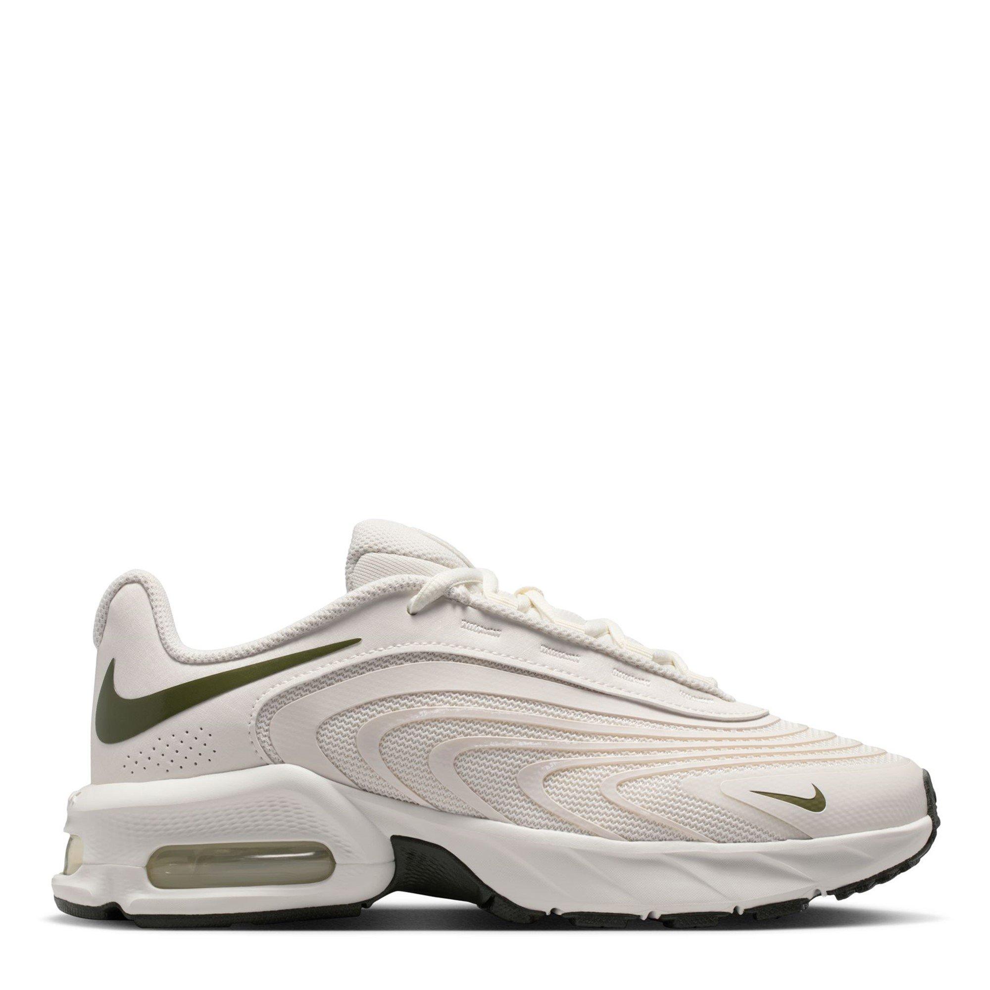 Nike Women's Air Max Fire Sneakers - Phantom/Olive - 6 (40)