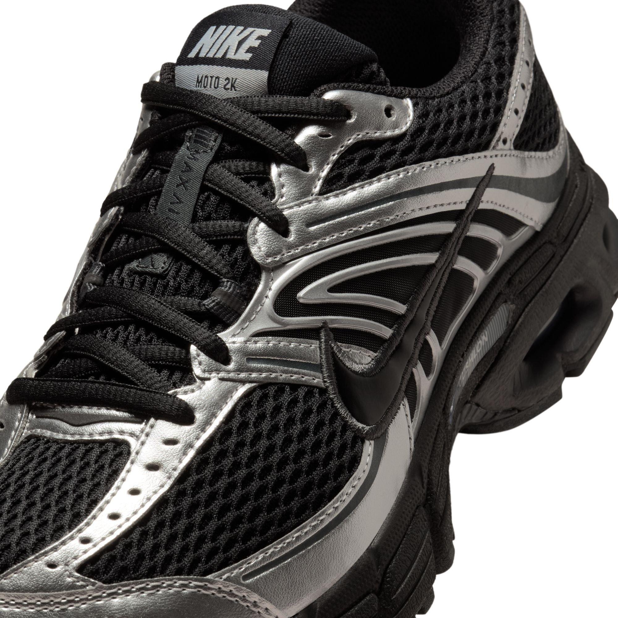 Blk/Sil/Anthra - Nike - Air Max Moto 2K Womens Shoes - 9