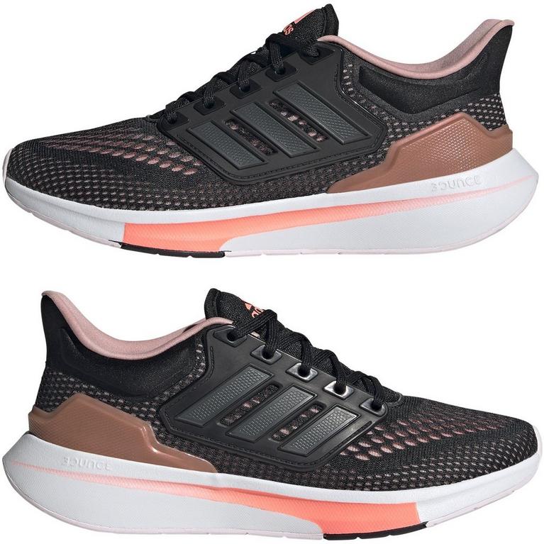 Noir/Mauve - adidas - EQ21 Run Shoes Womens - 10