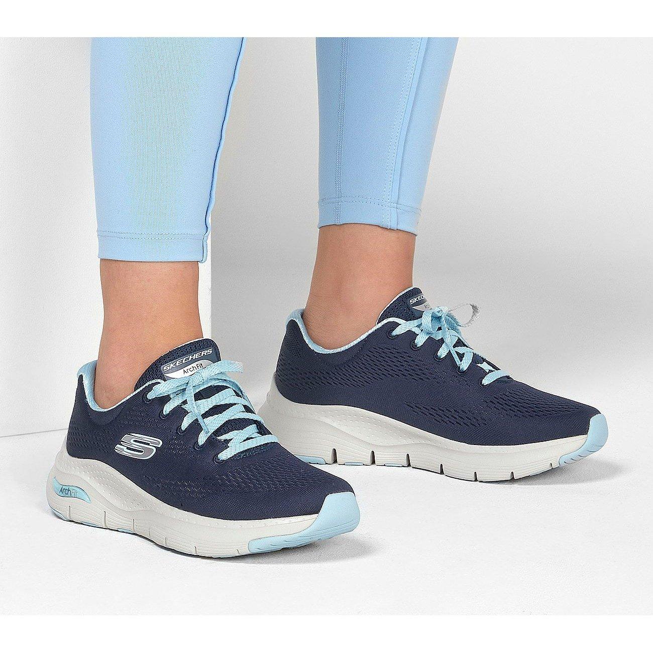 Azul marino - Skechers - Skechers Arch Fit Big Appeal Trainers - 6