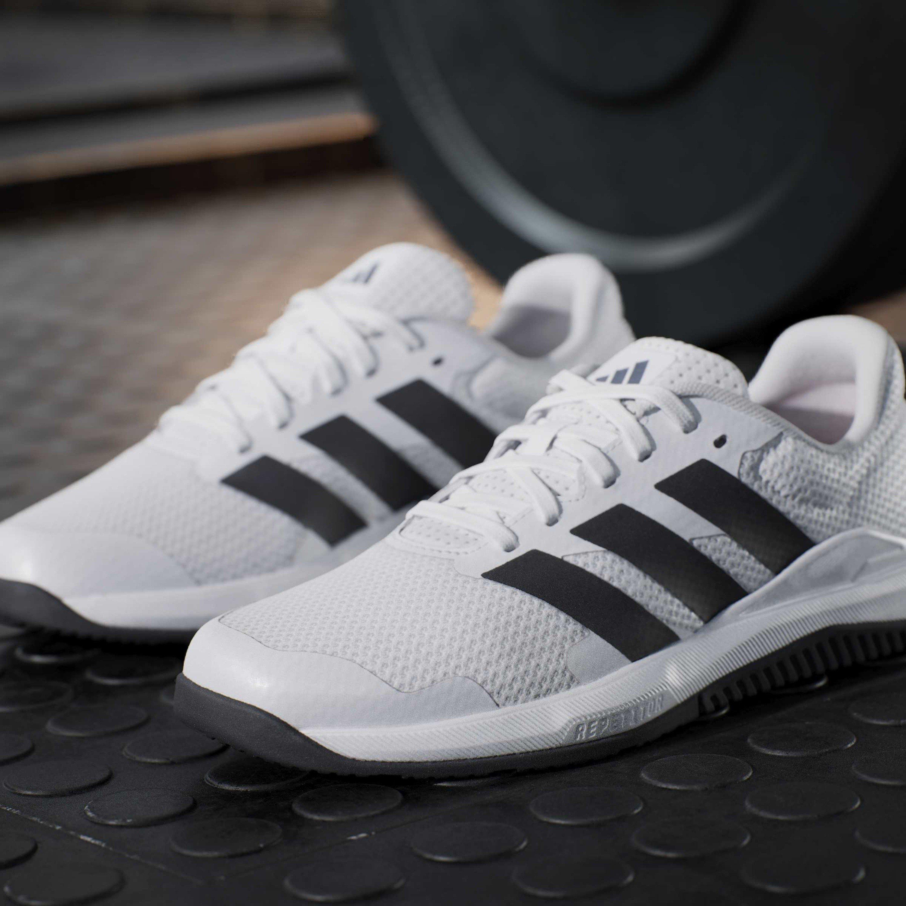 Wte/Black/Red - adidas - Dropset Base Training Shoe Womens - 16