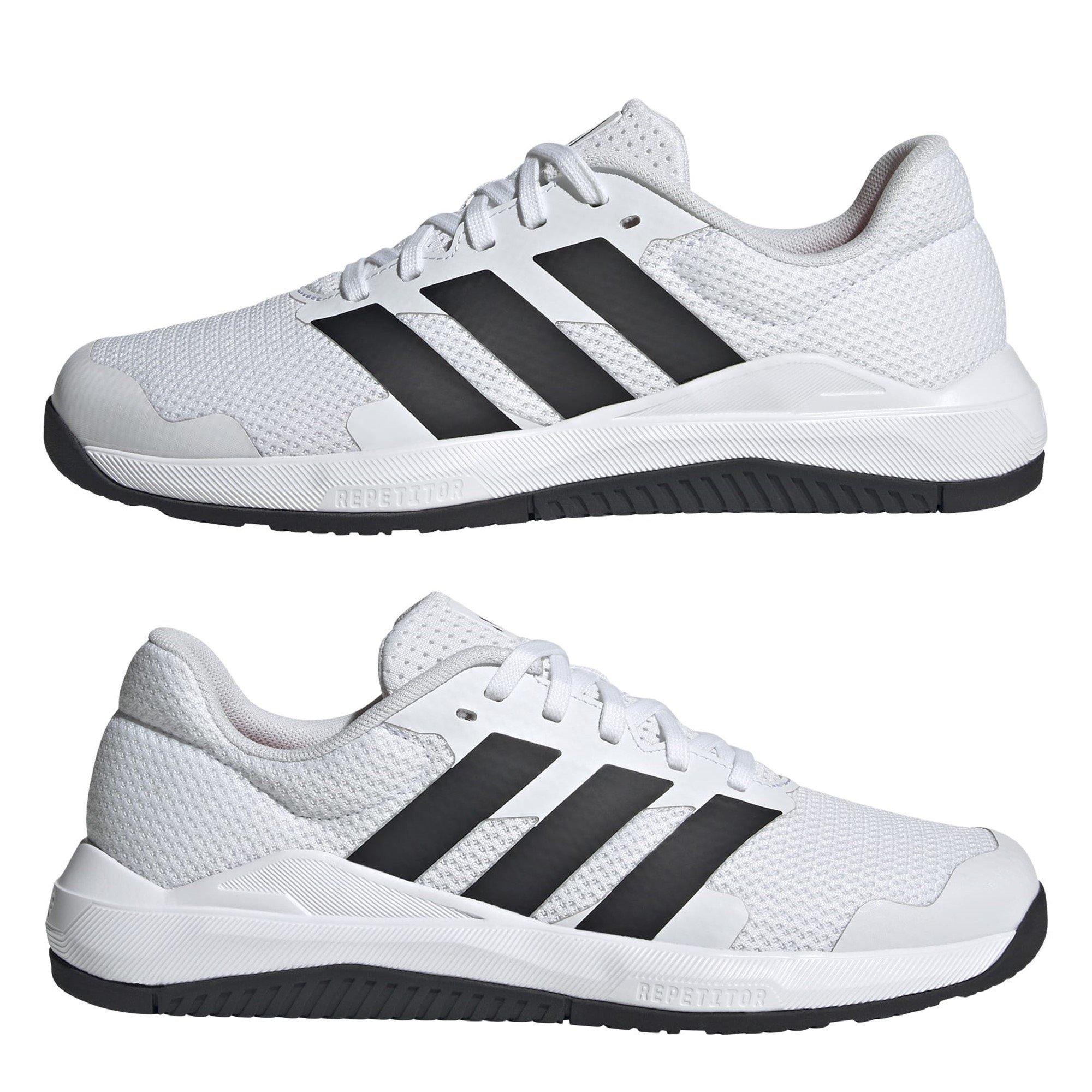 Wte/Black/Red - adidas - Dropset Base Training Shoe Womens - 9