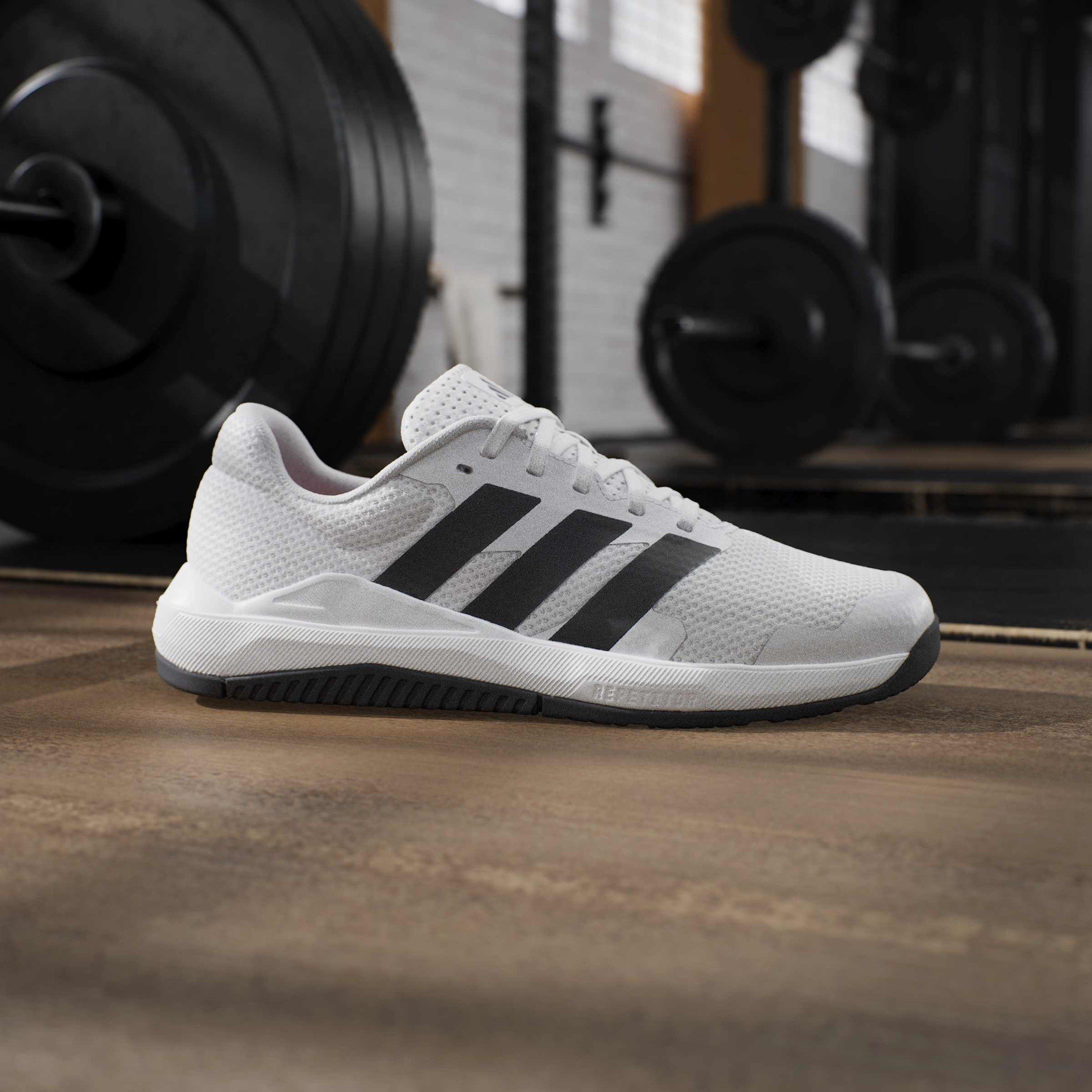 Wte/Black/Red - adidas - Dropset Base Training Shoe Womens - 10