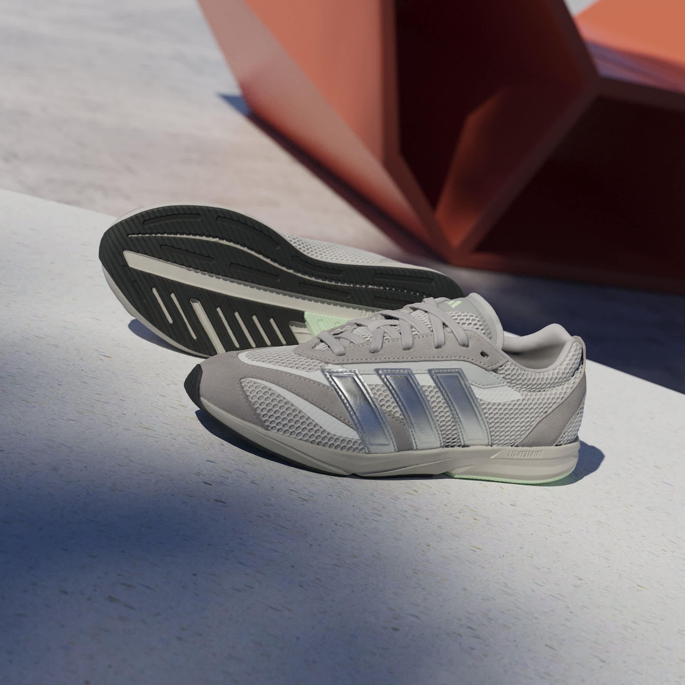 Wht/Silv - adidas - Lightblaze LP Shoes Womens - 11
