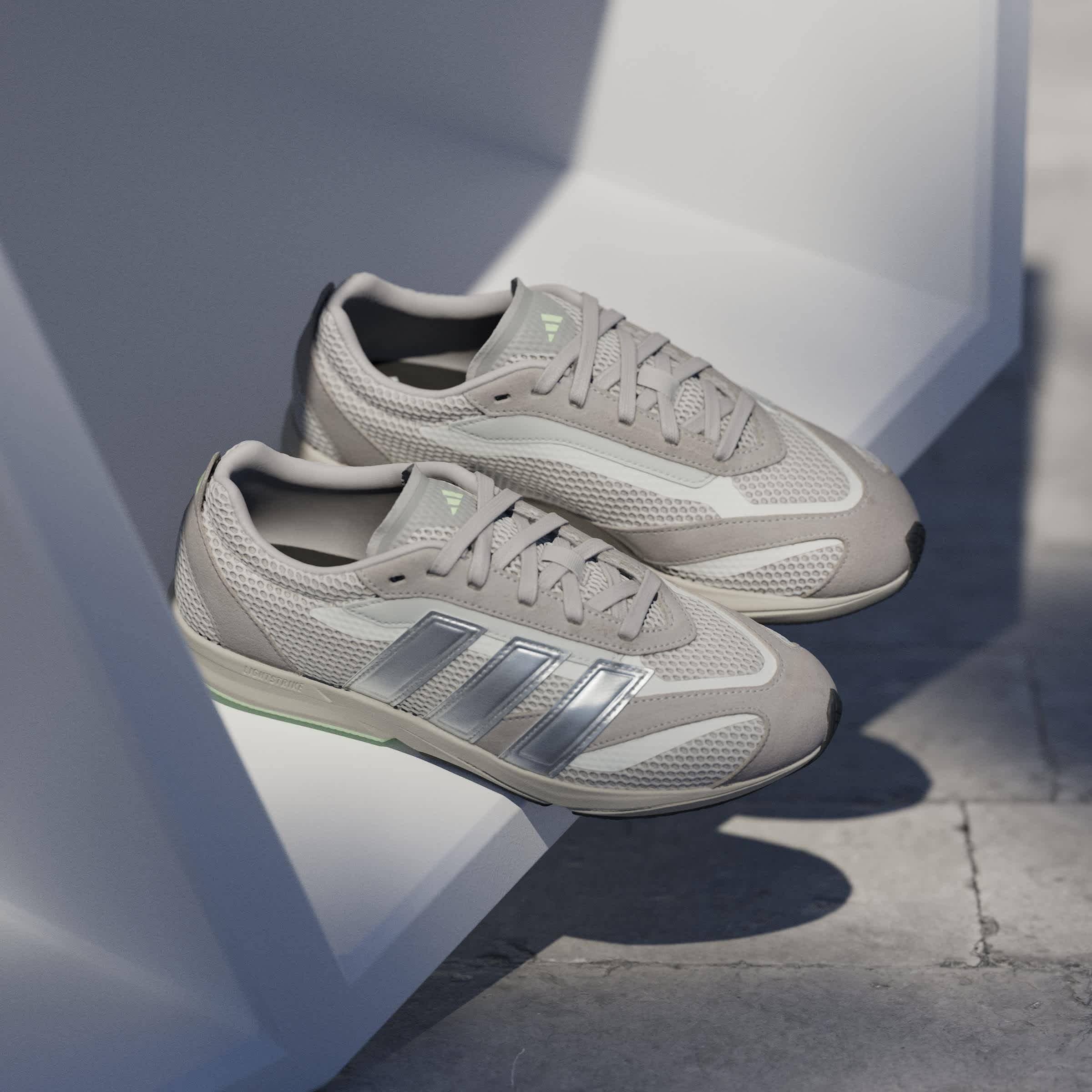 Wht/Silv - adidas - Lightblaze LP Shoes Womens - 12