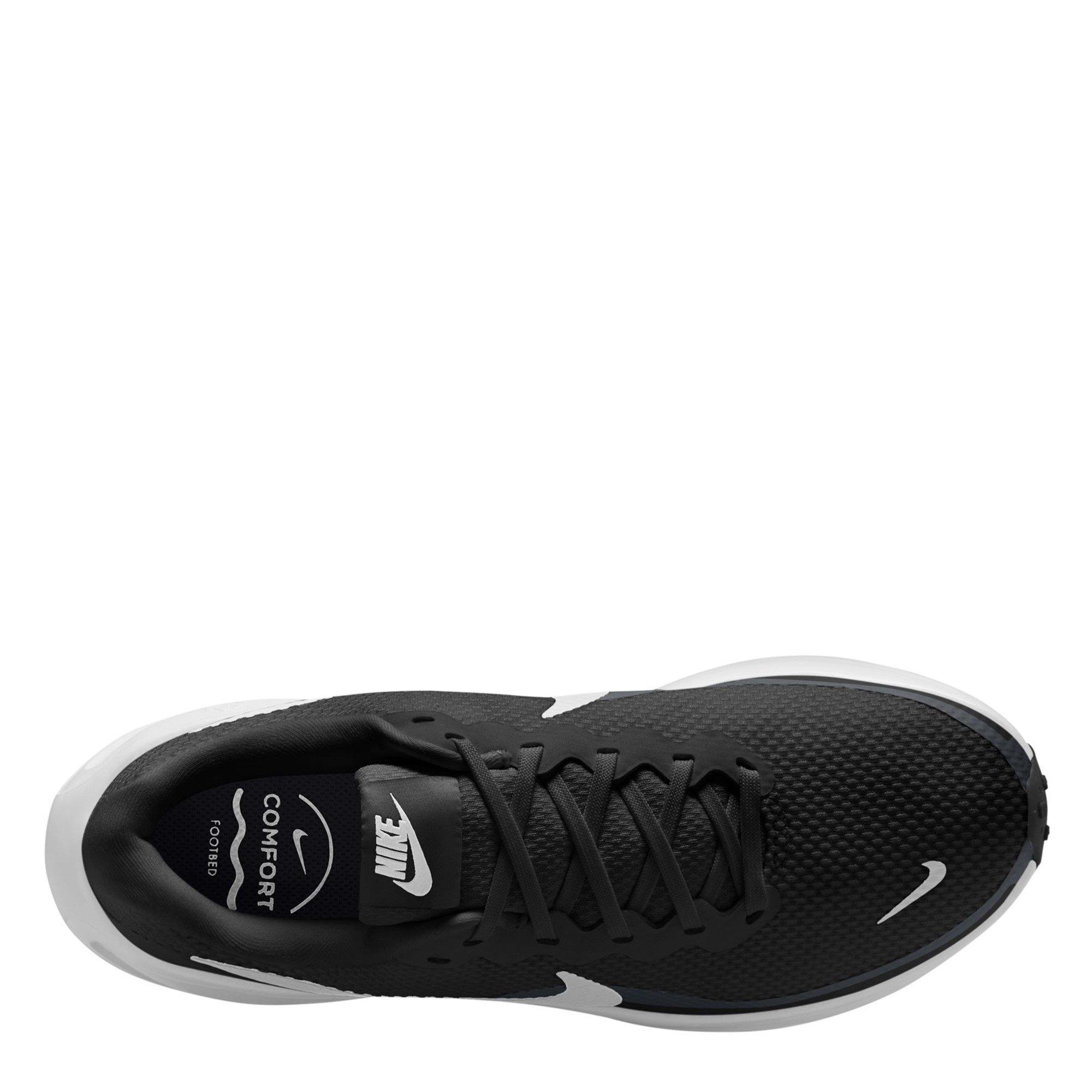 Blk/White-Grey - Nike - Revolution 8 Womens Running Shoes - 9