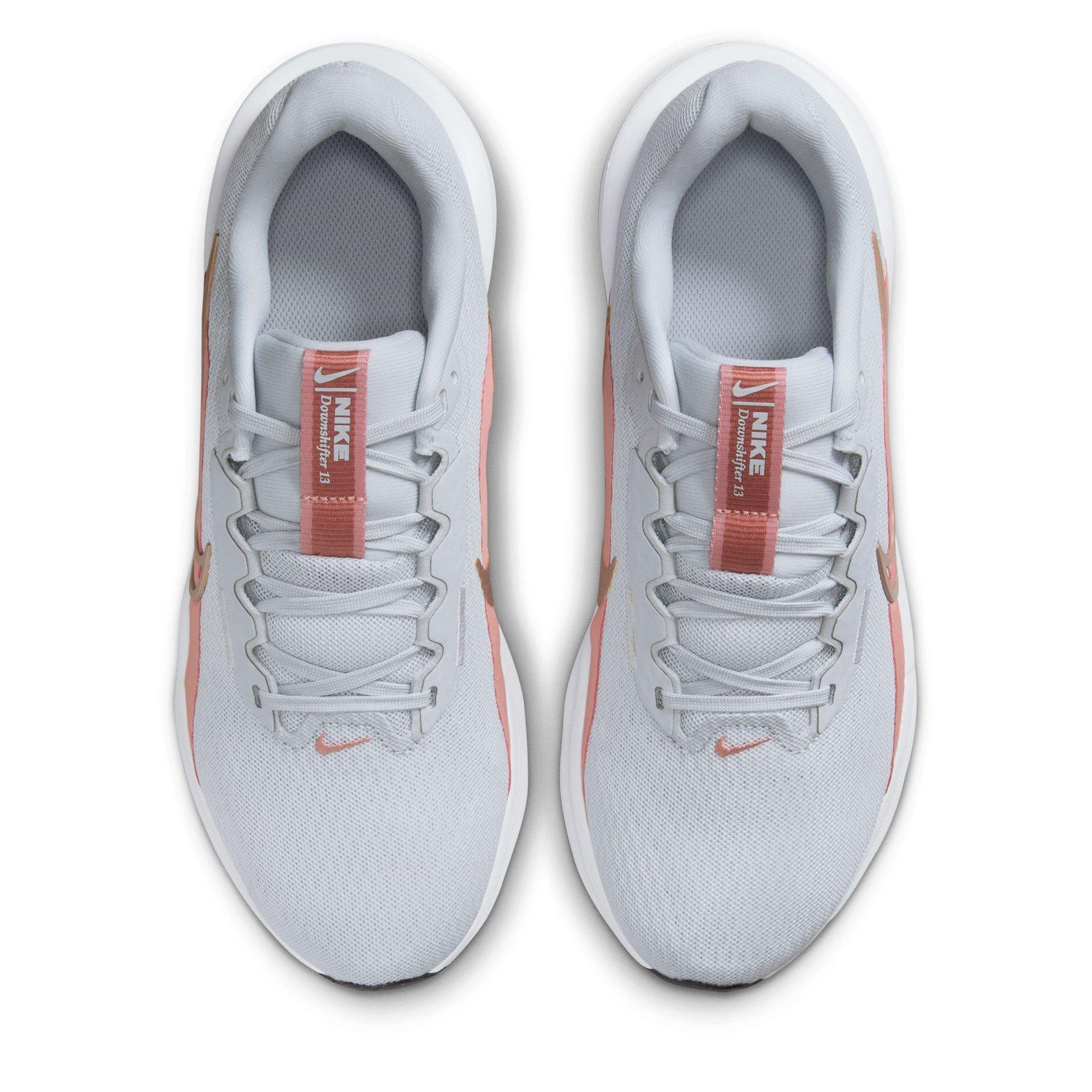 White/Red-Black - Nike - Downshifter 13 Womens Running Shoes - 5
