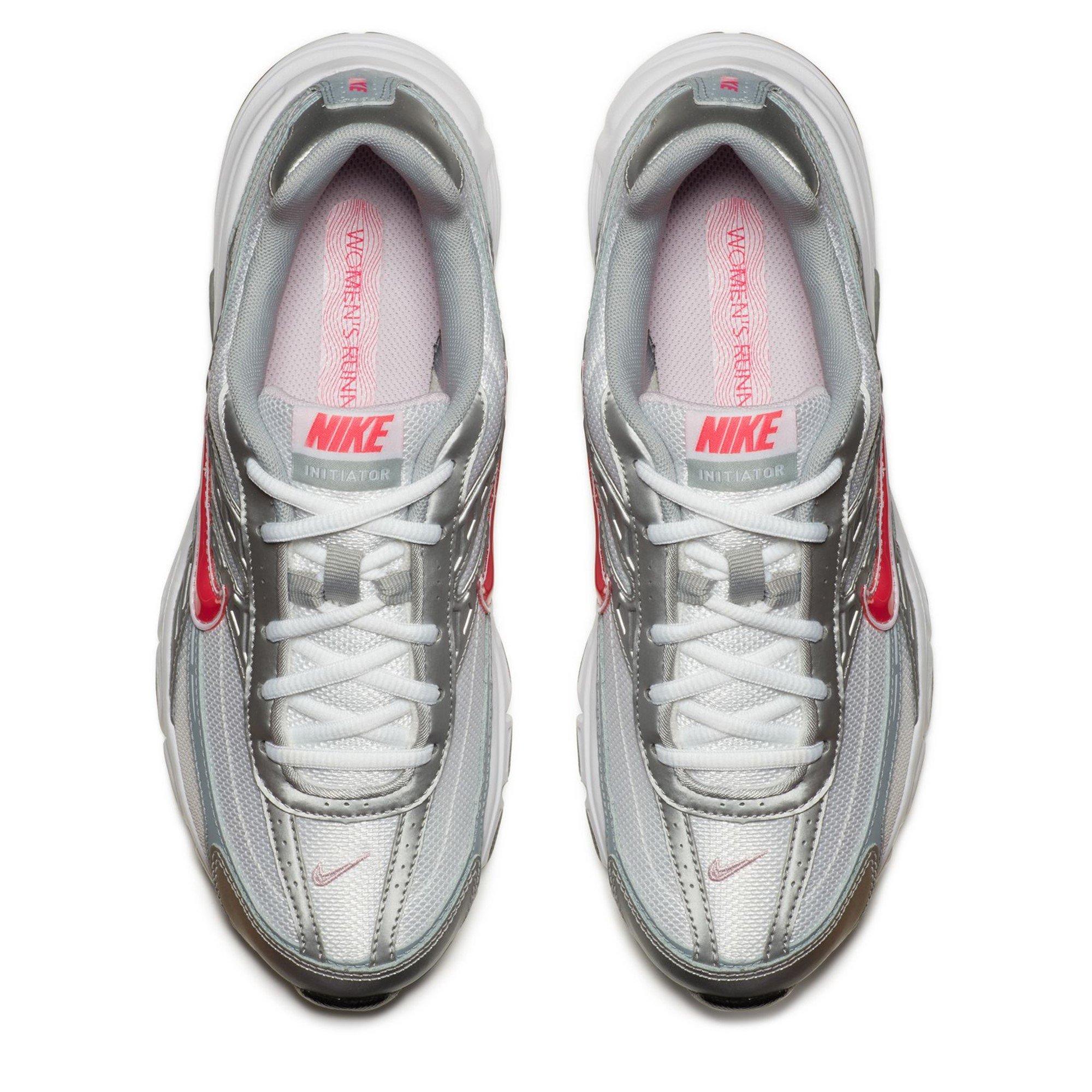 Wht/Cherry-Silv - Nike - Nike Initiator Womens Shoes - 5