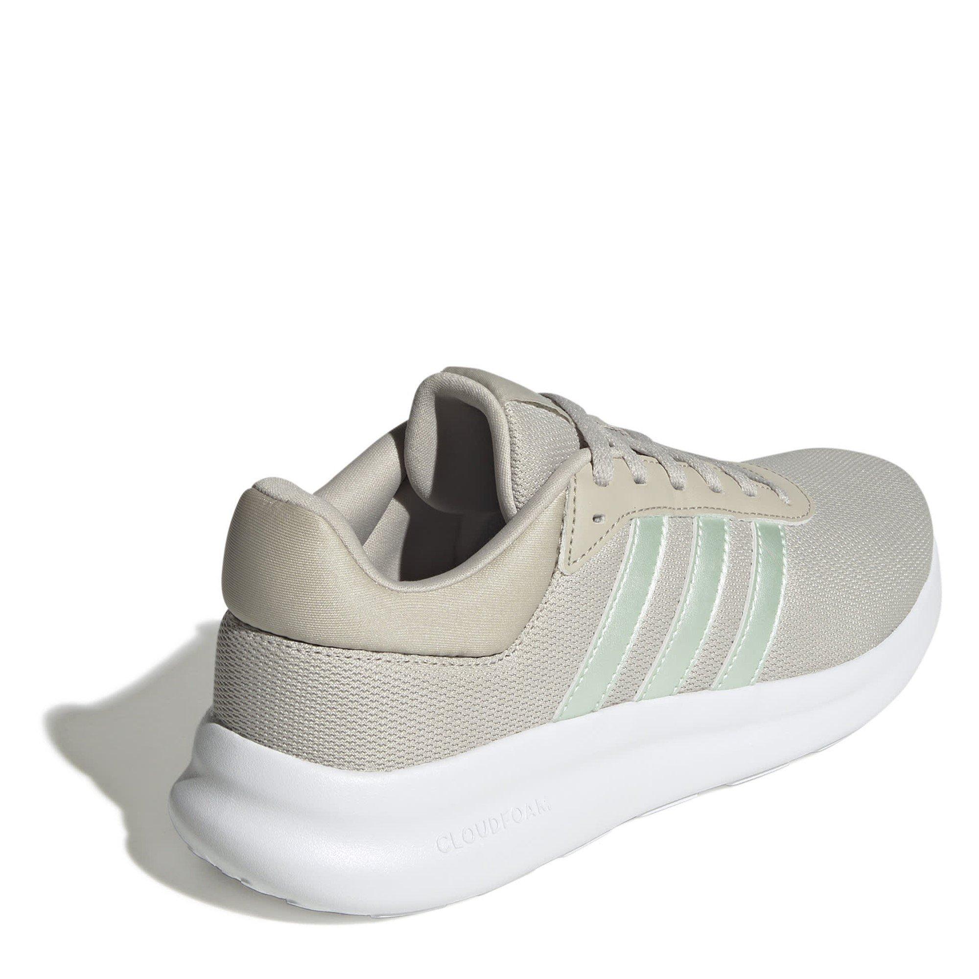 Beige/Grn/Grey - adidas - Lite Racer 4.0 Running Trainers Womens - 4