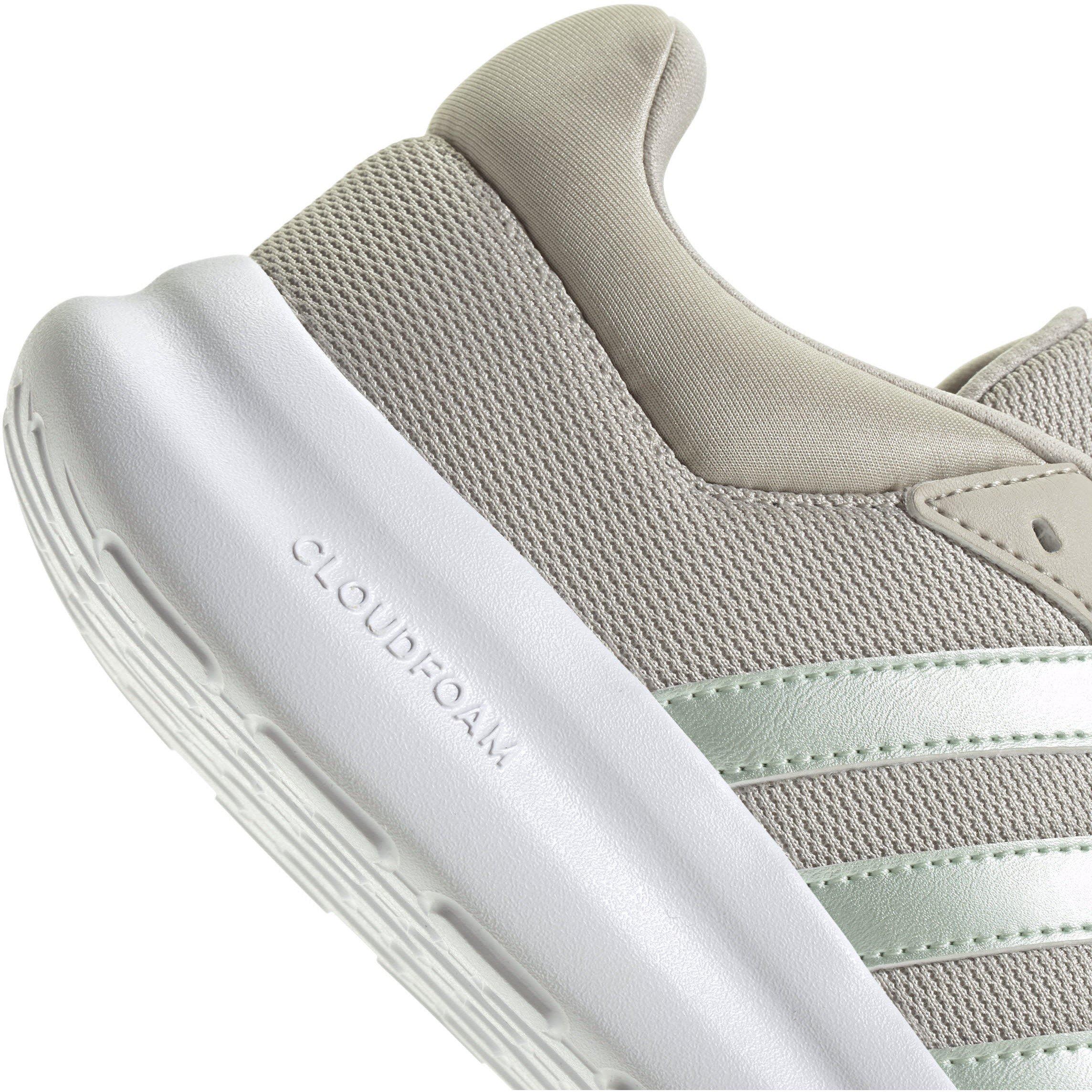 Beige/Grn/Grey - adidas - Lite Racer 4.0 Running Trainers Womens - 8