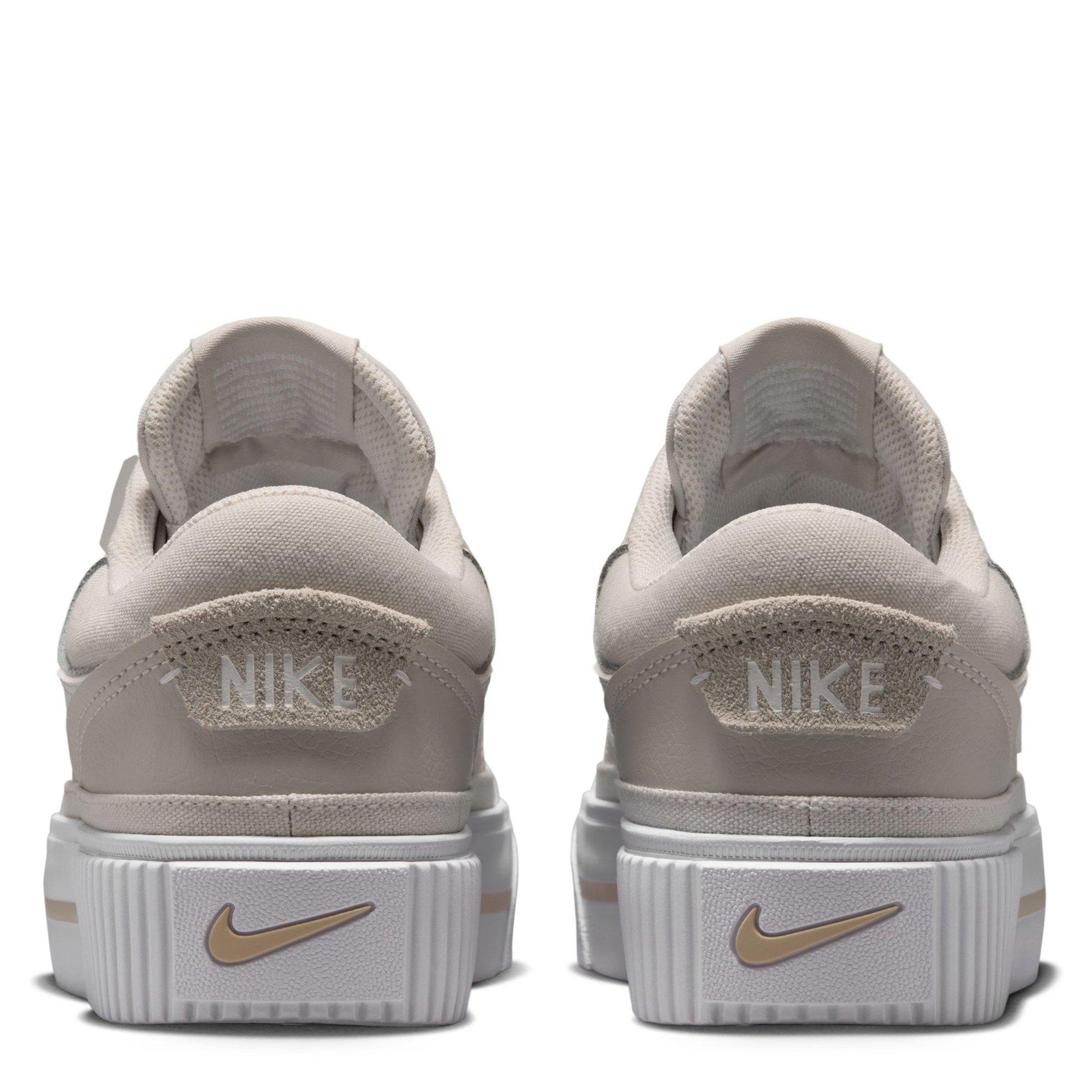 L.t.Orewood/Wht - Nike - Court Legacy Lift Womens Shoes - 6