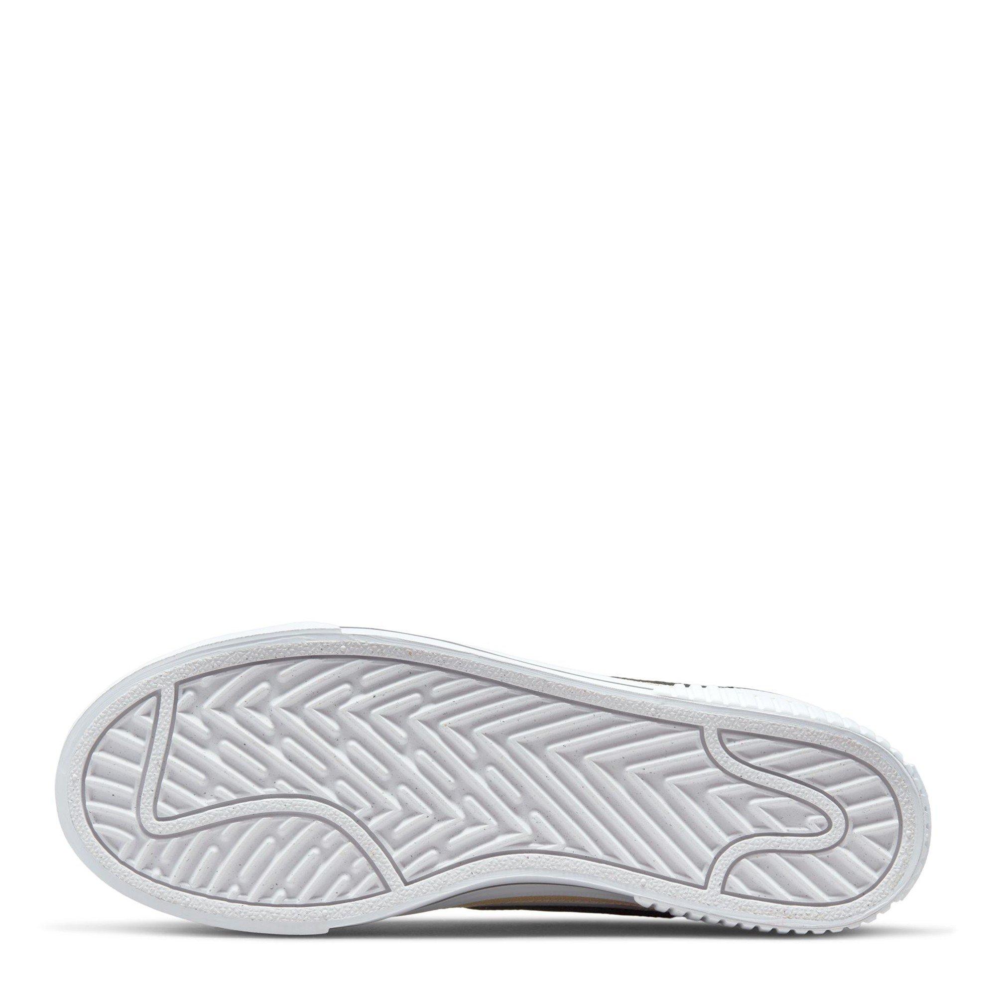 Wht/Blk-Orange - Nike - Court Legacy Lift Womens Shoes - 8