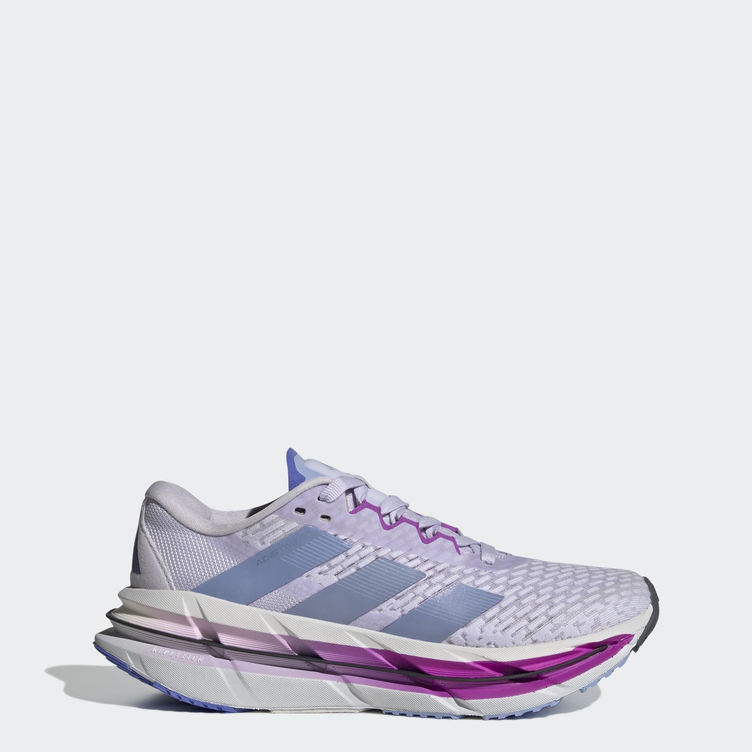 Prpl/Blue/Slvr - adidas - Adistar Byd Running Shoes Womens - 9
