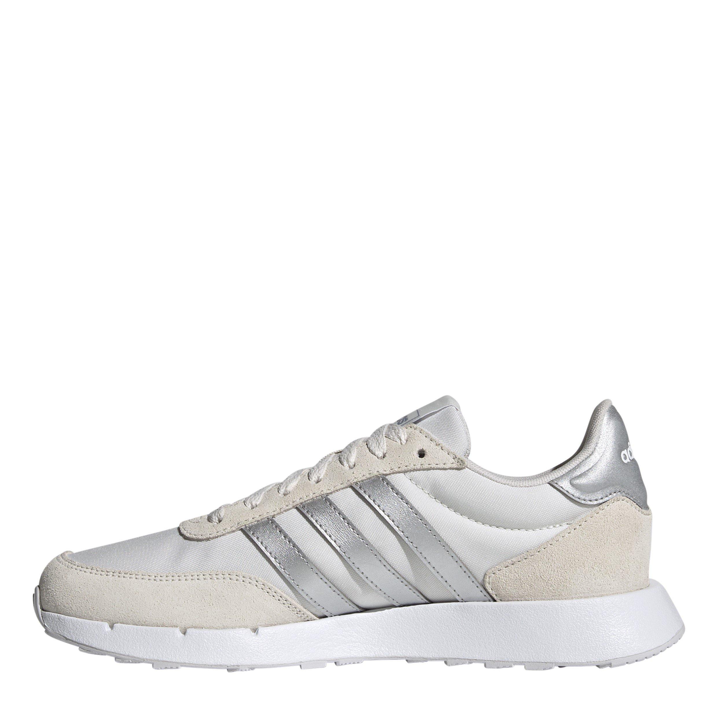 Chalk White/Sil - adidas - Run 60s 2.0 Shoes Womens - 2