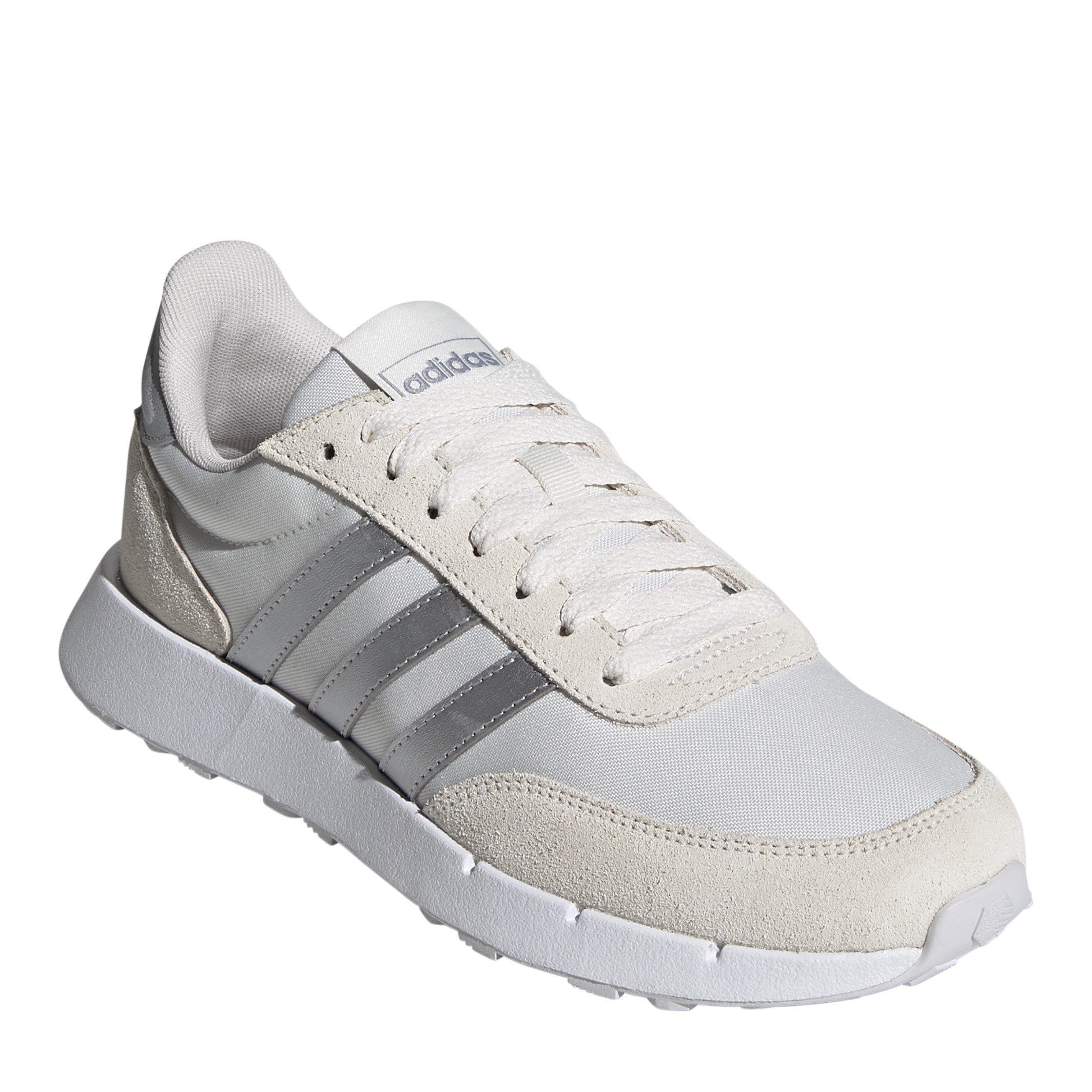 Chalk White/Sil - adidas - Run 60s 2.0 Shoes Womens - 3