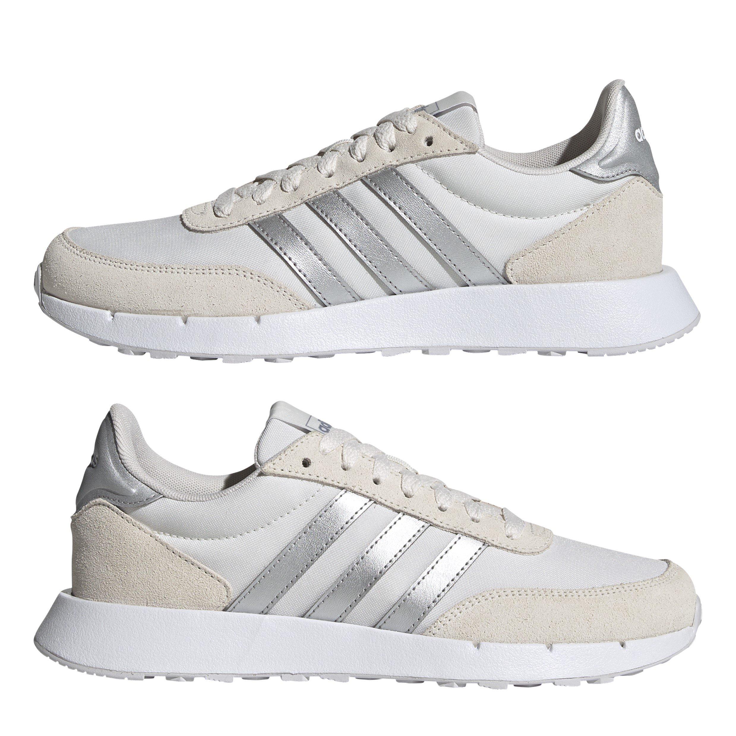 Chalk White/Sil - adidas - Run 60s 2.0 Shoes Womens - 9