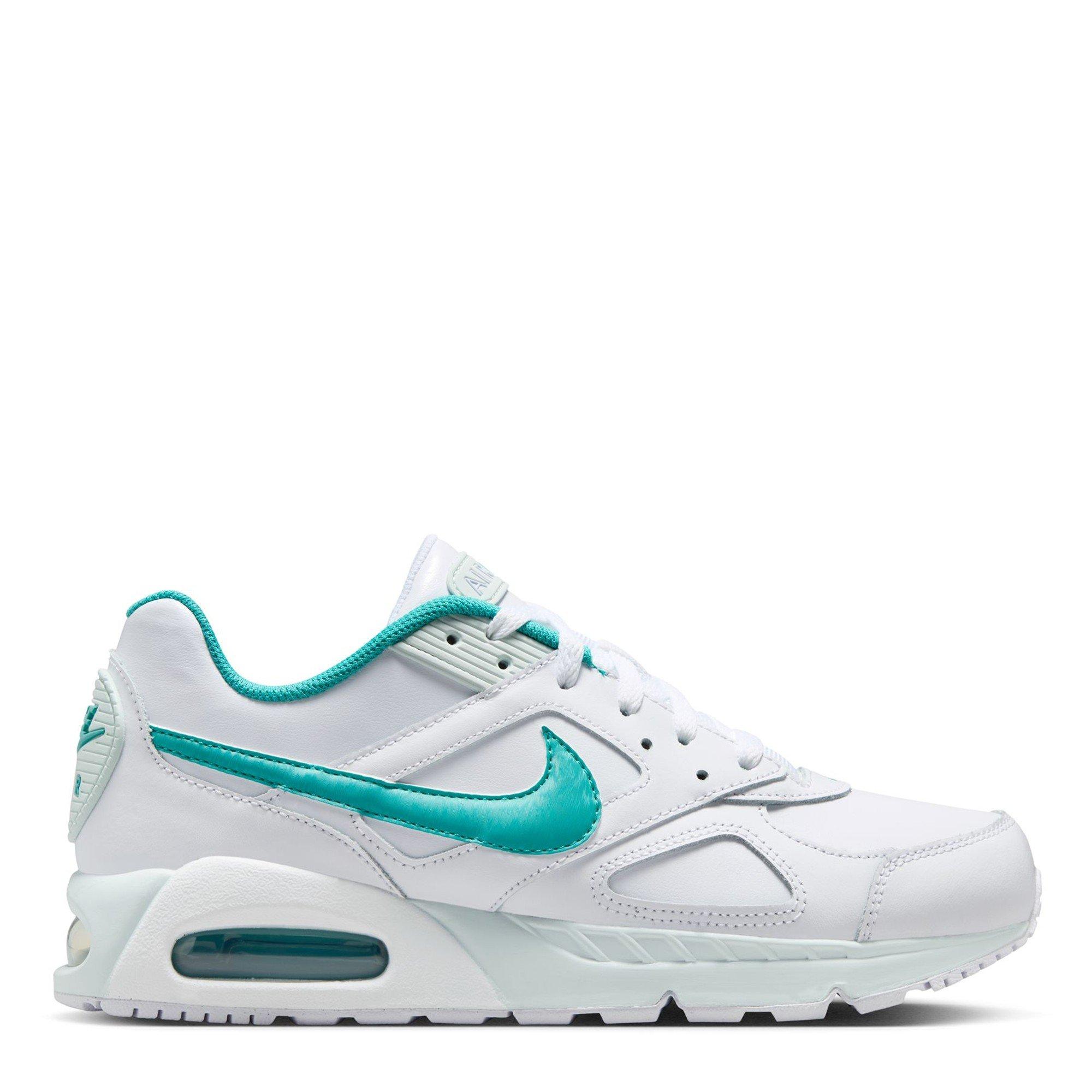 Nike Women's Air Max Ivo Shoes - White/Turq - 8 (42.5)