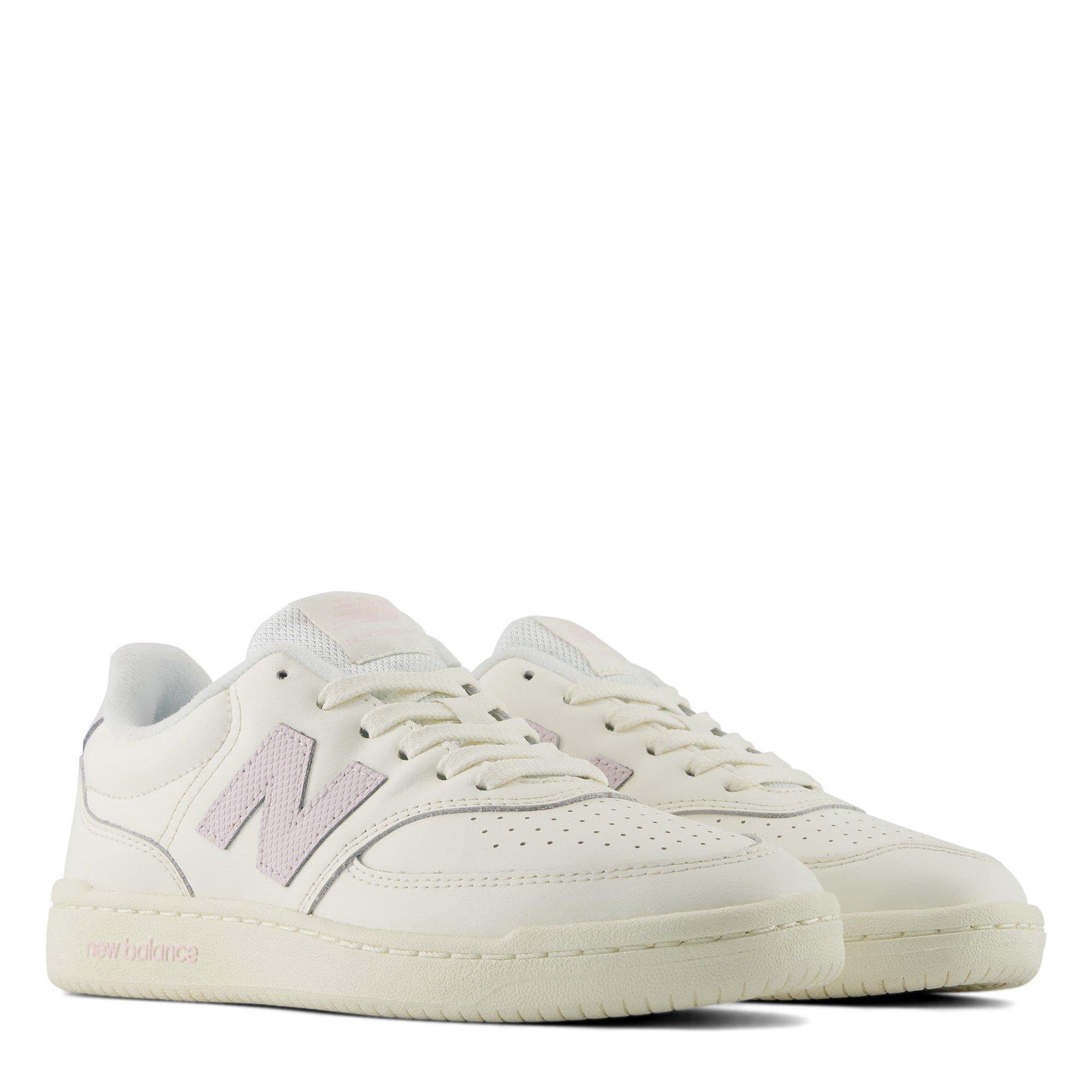 White/Pink - New Balance - Women's BB80 Low-Top Trainers - 2