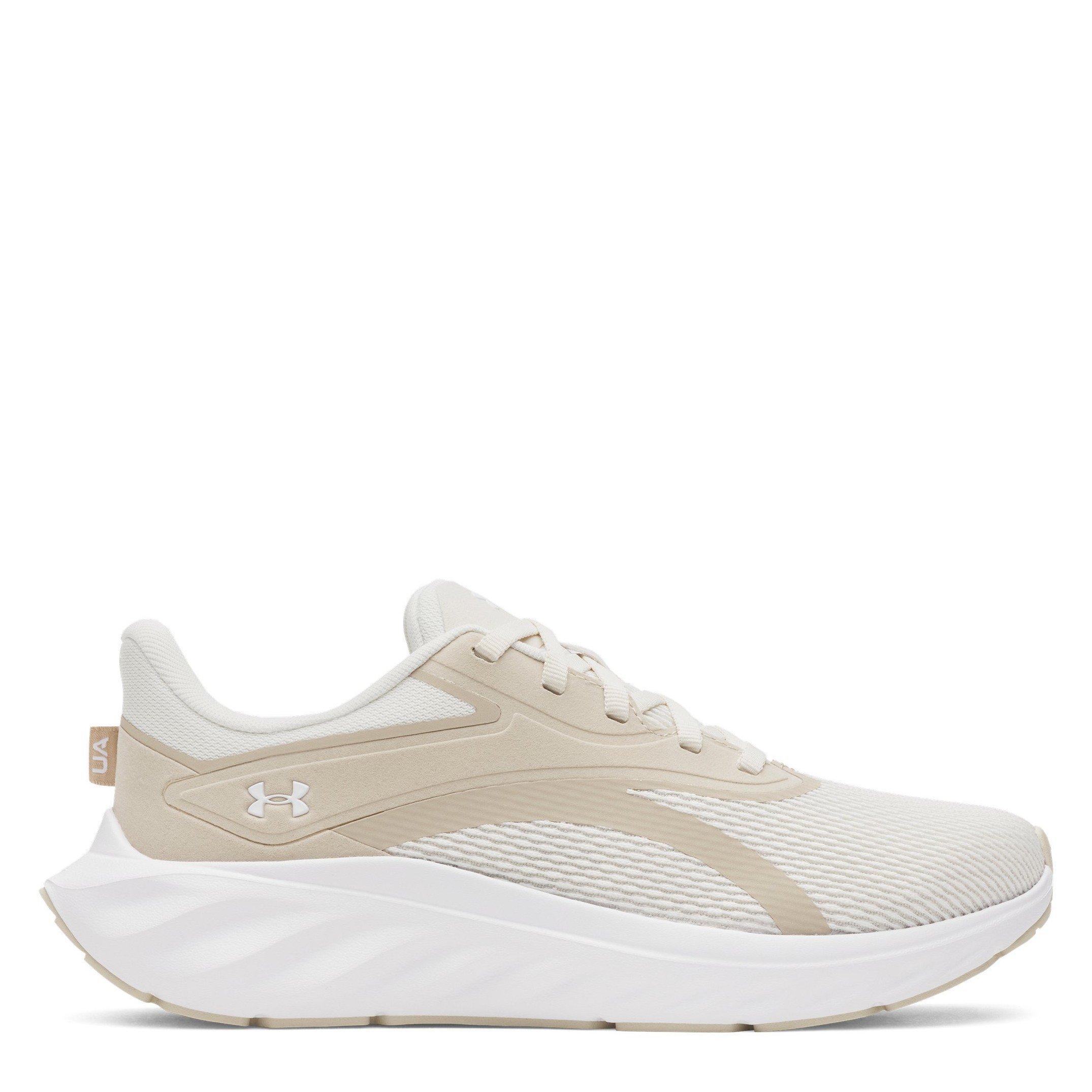 White/Khaki - Under Armour - Women's Trainers - 1